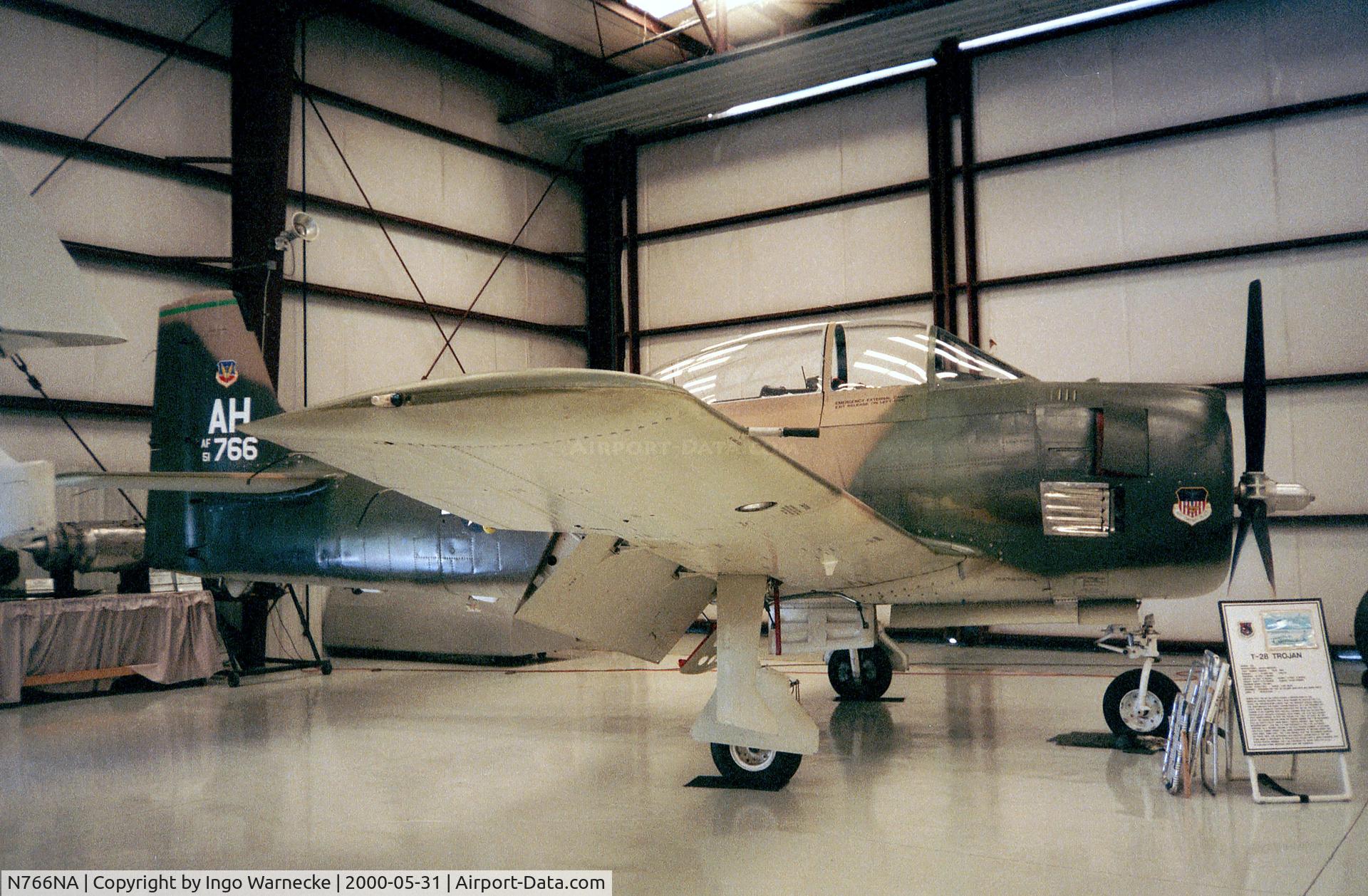 N766NA, 1952 North American T-28D Trojan C/N 174-304 (51-3766), North American T-28D Trojan at the Valiant Air Command Warbird Museum, Titusville FL