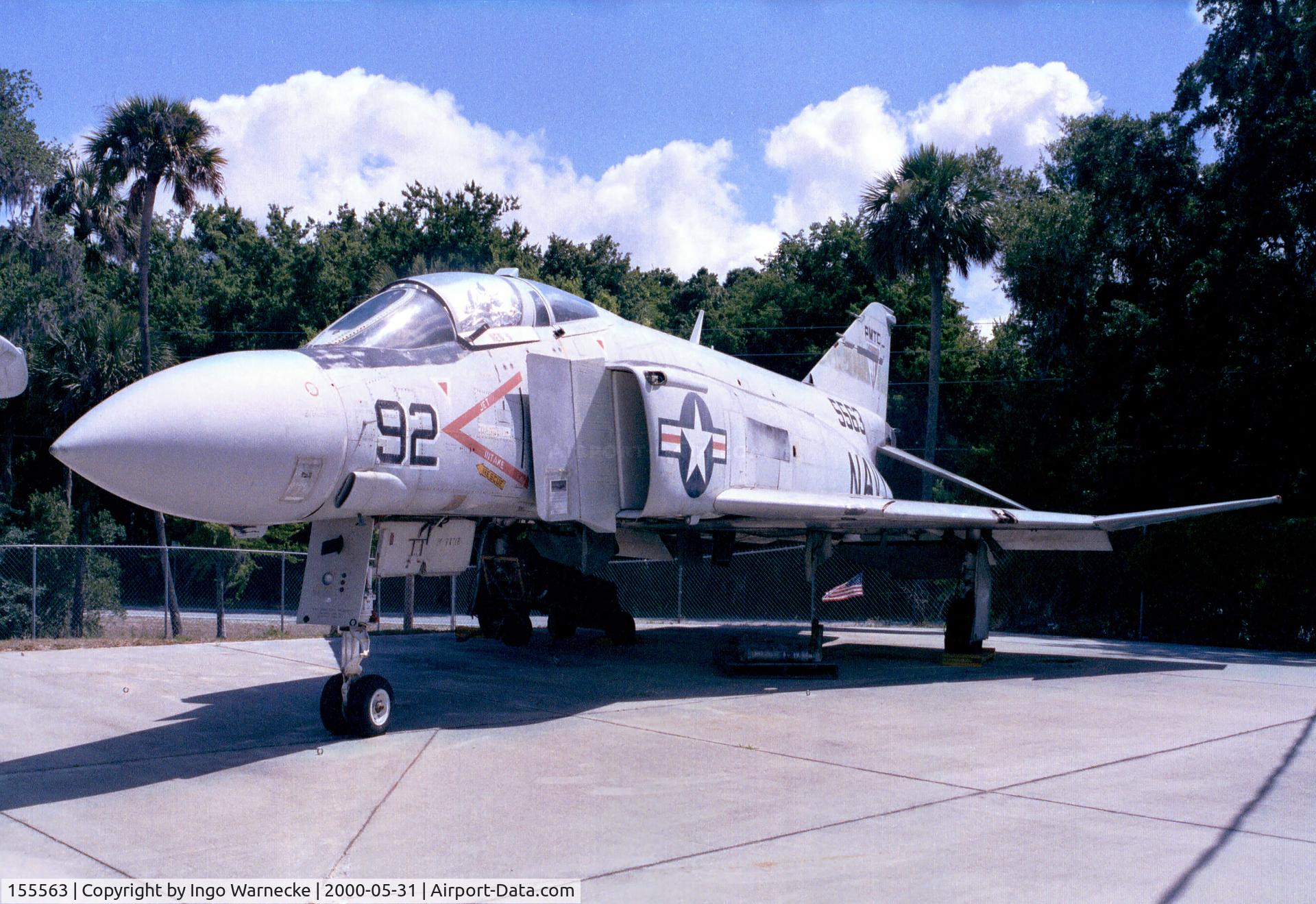 155563, McDonnell F-4J Phantom II C/N 2845, McDonnell Douglas F-4J Phantom II at the Valiant Air Command Warbird Museum, Titusville FL