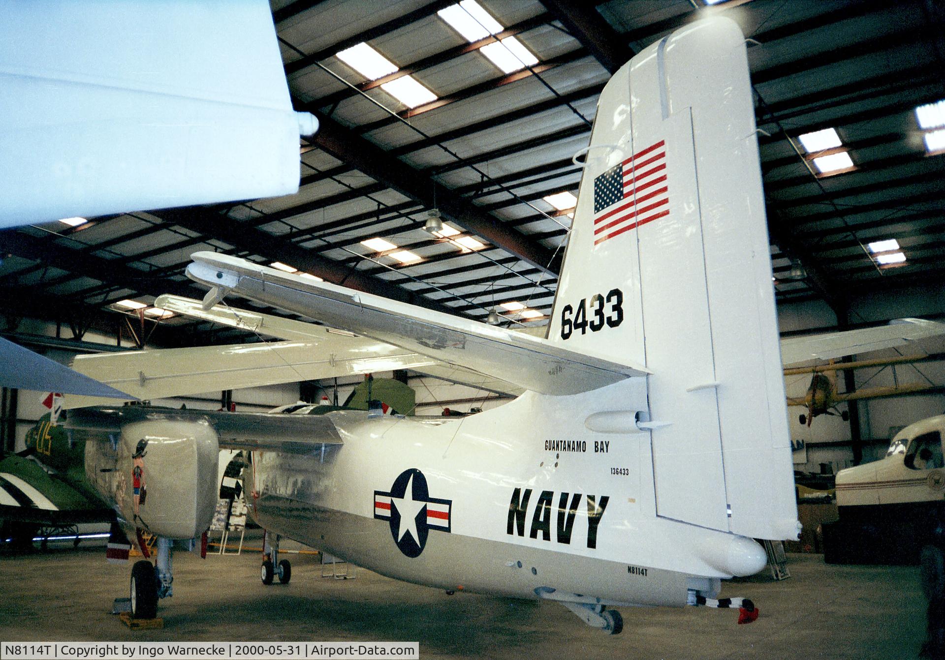 N8114T, 1956 Grumman S2F-1 Tracker C/N 342, Grumman S2F-1 Tracker at the Valiant Air Command Warbird Museum, Titusville FL