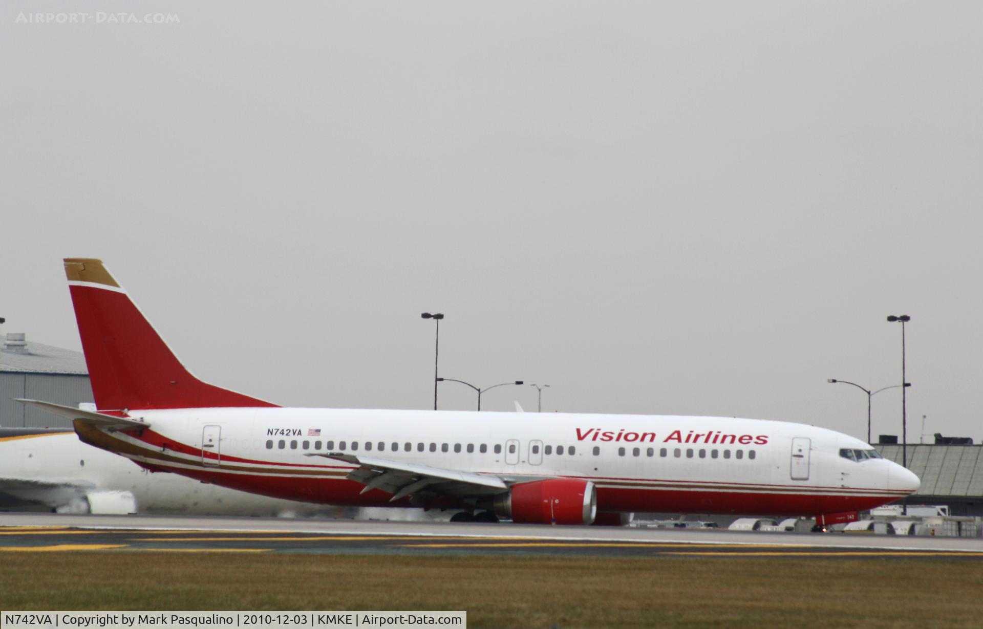 N742VA, 1990 Boeing 737-448 C/N 24773, Boeing 737-400