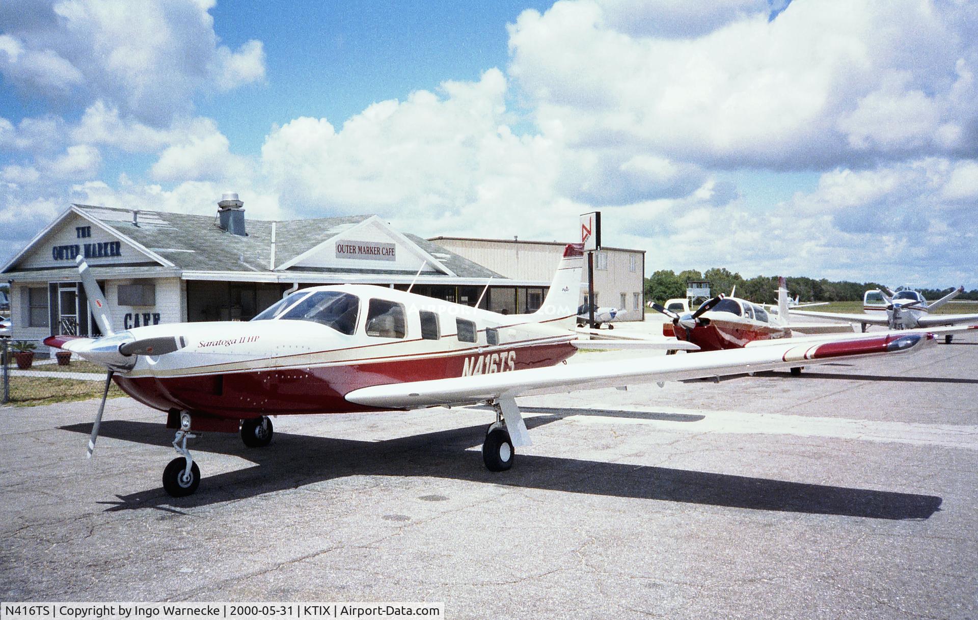 N416TS, 1998 Piper PA-32R-301 Saratoga II HP C/N 3246100, Piper PA-32R-301 Saratoga II HP at Titusville airfield