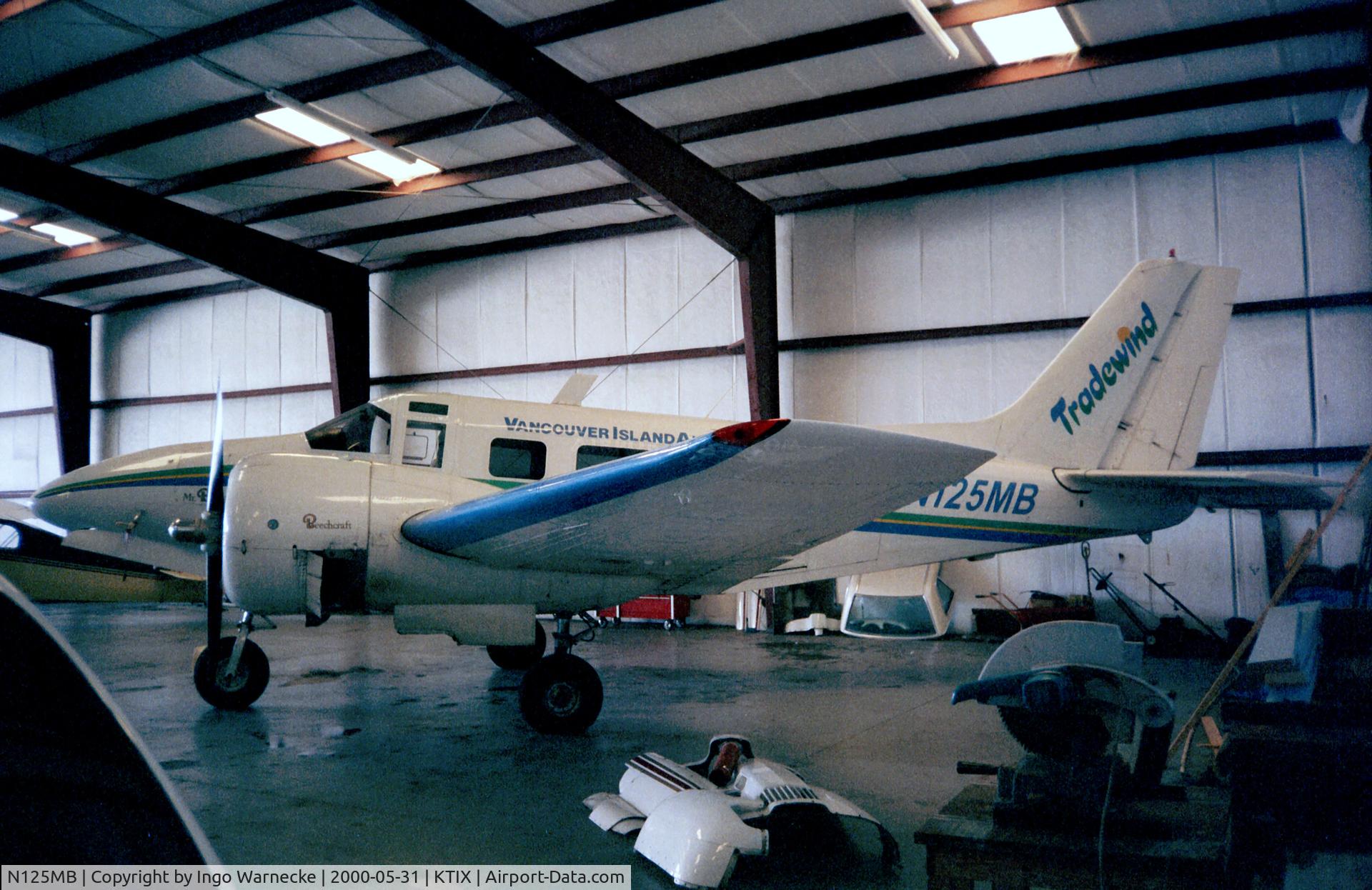 N125MB, 1952 Beech C-45H Expeditor C/N AF-286, Beechcraft C-45H Tradewind Conversion at Titusville airfield