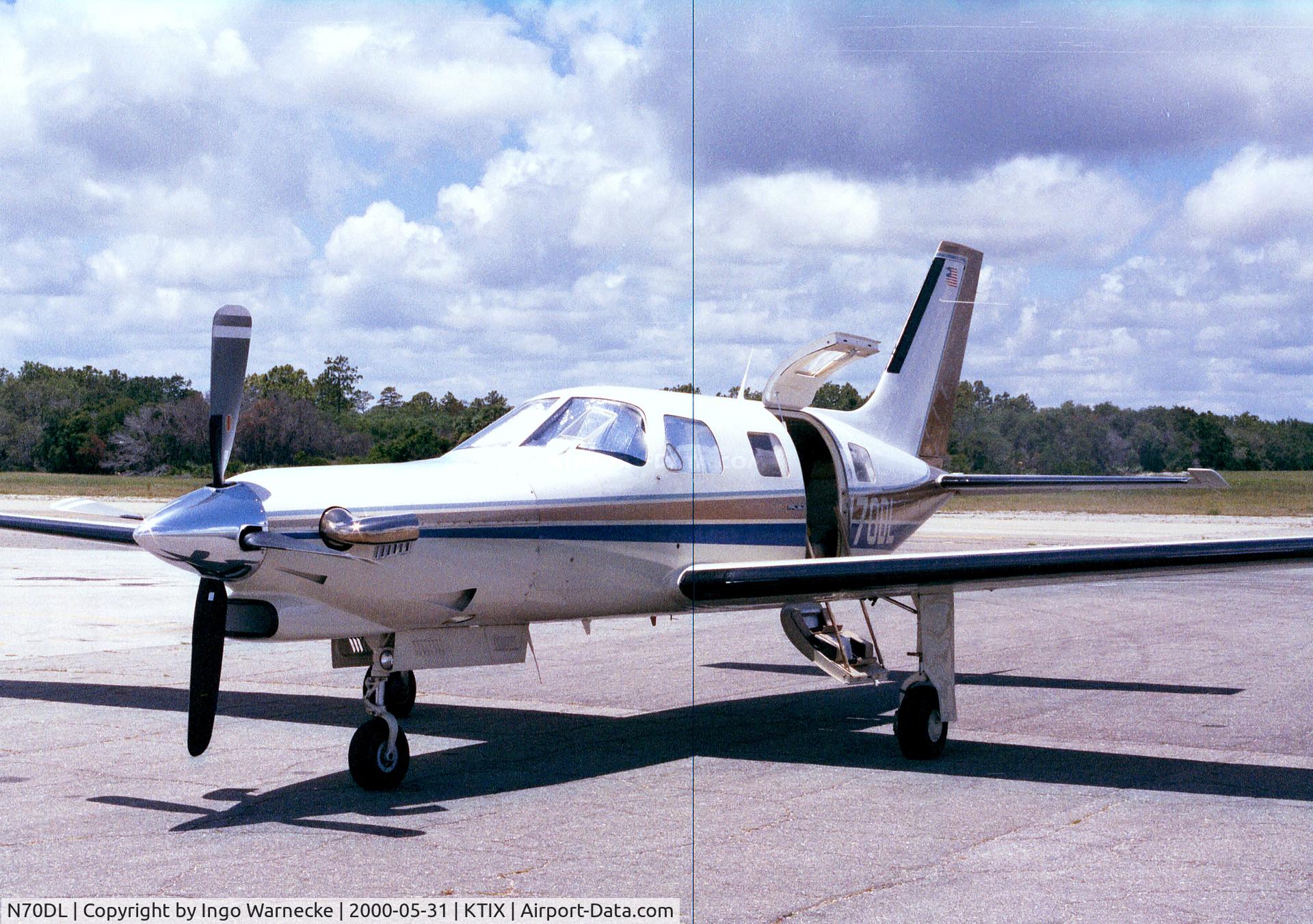 N70DL, 1985 Piper PA-46-310P Malibu C/N 46-8608001, Piper PA-46-310P Malibu at Titusville airfield