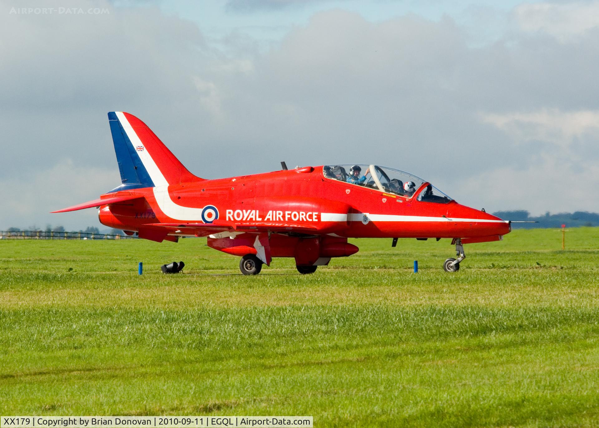 XX179, 1977 Hawker Siddeley Hawk T.1W C/N 026/312026, RAF Red Arrows