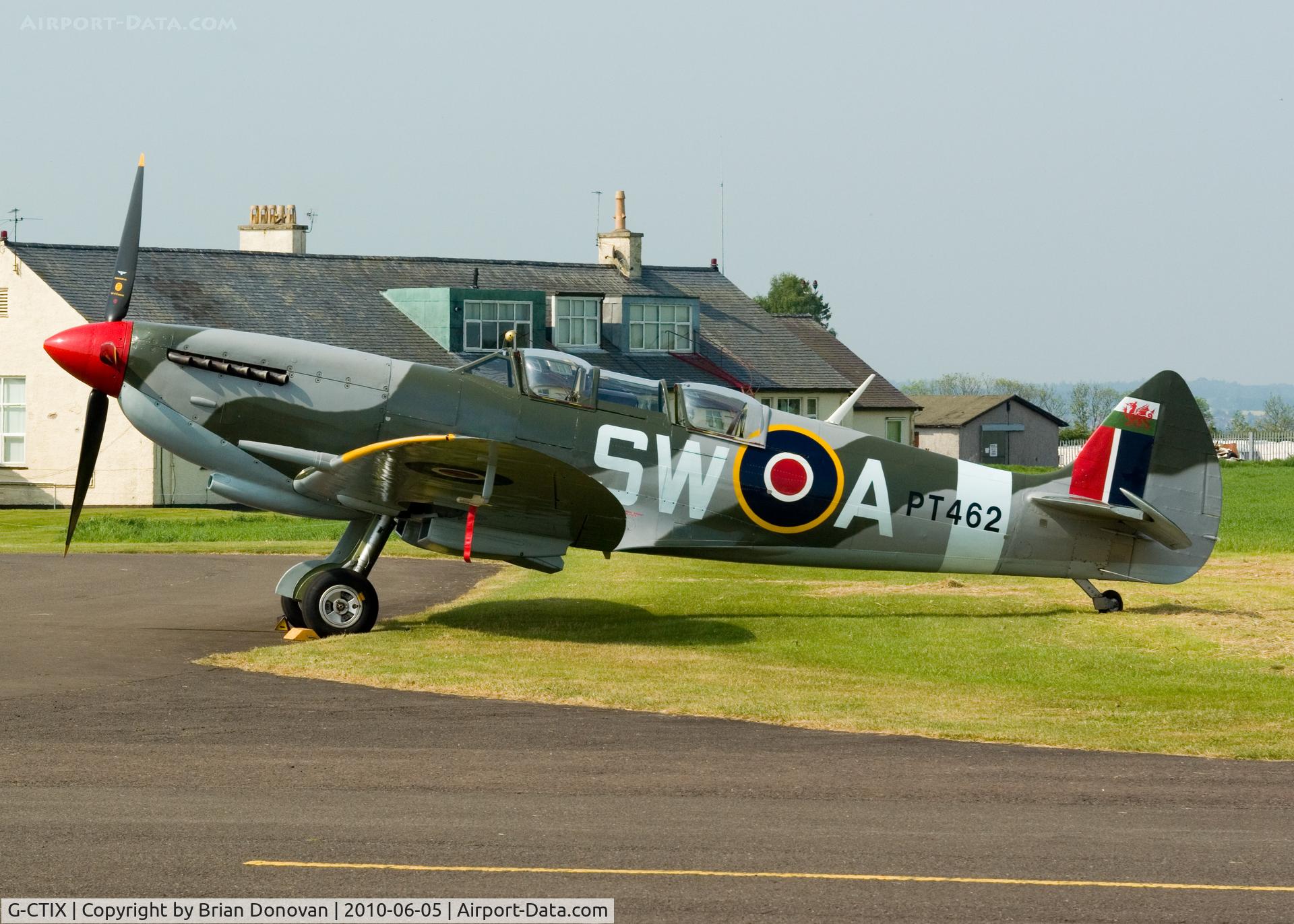 G-CTIX, 1944 Supermarine 509 Spitfire TR.IX (HF.IXe) C/N Not found G-CTIX, Perth Heart of Scotland Airshow 2010