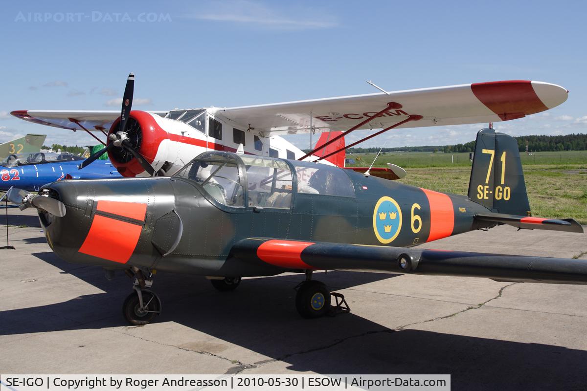 SE-IGO, 1953 Saab 91B Safir C/N 91-228, At Roll Out 2010