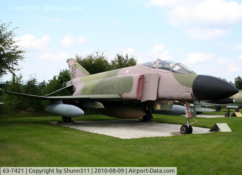 63-7421, 1963 McDonnell F-4C Phantom II C/N 358, Preserved @ Hermeskeil Museum...
