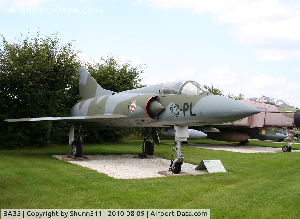 BA35, SABCA Mirage 5BA C/N 35, Ex. Belgium Air Force preserved @ Hermeskeil Museum...