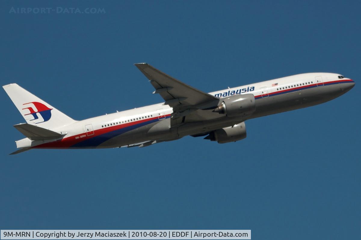 9M-MRN, 2002 Boeing 777-2H6/ER C/N 28419, 9M-MRN_Boeing 777-2H6 (ER), c/n: 28419