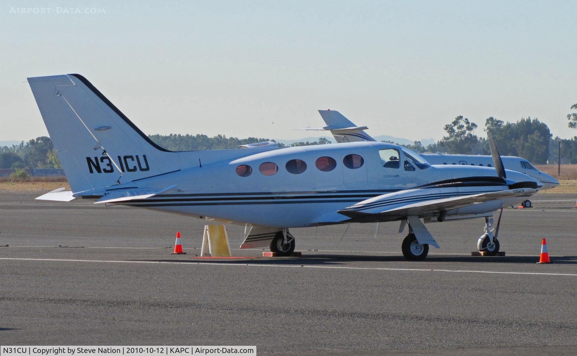 N31CU, 1977 Cessna 421C Golden Eagle C/N 421C0341, Westlog Inc. (Brookings, OR) 1977 Cessna 421C visiting @ Napa County Airport, CA