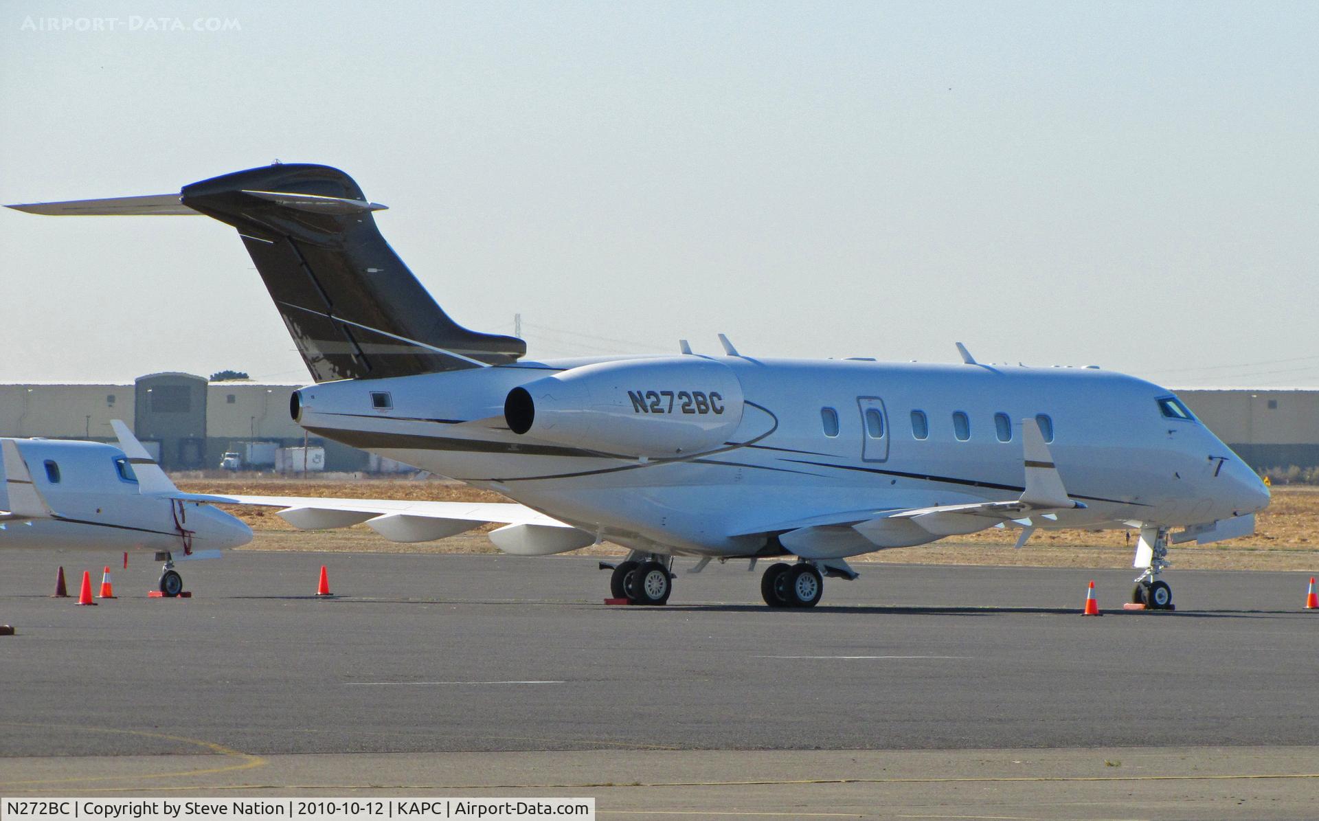 N272BC, 2010 Bombardier Challenger 300 (BD-100-1A10) C/N 20286, Bissell Leasing Co. (Grand Rap[ids, MI) 2010 Bombardier BD-1090-1A10 on visitors ramp @ Napa County Airport, CA