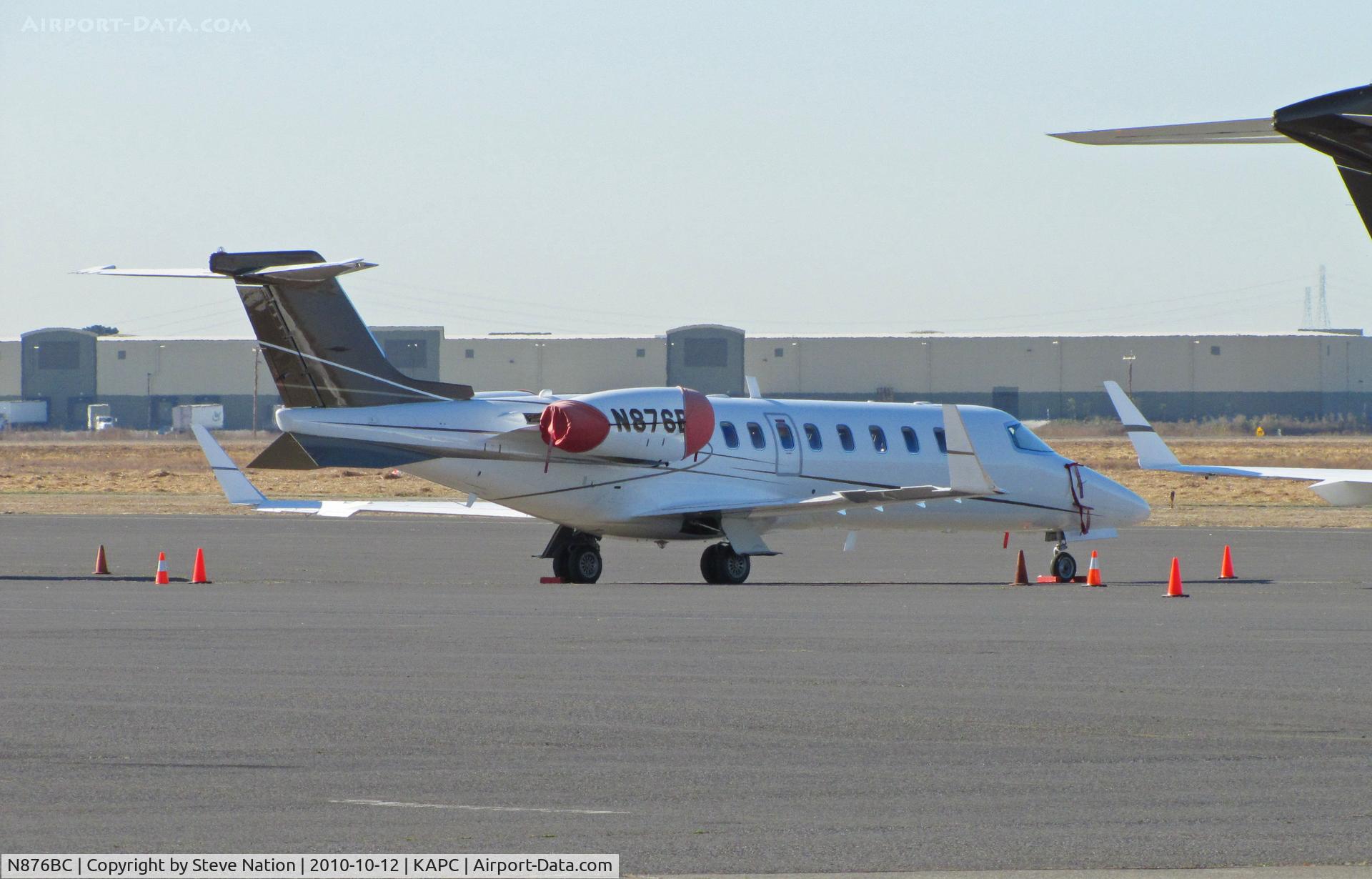 N876BC, 2004 Learjet 45 C/N 252, Bissell Leasing Co (Grand Rapids, MI) 2004 Learjet 45 buttoned-up @ Napa County Airport, CA