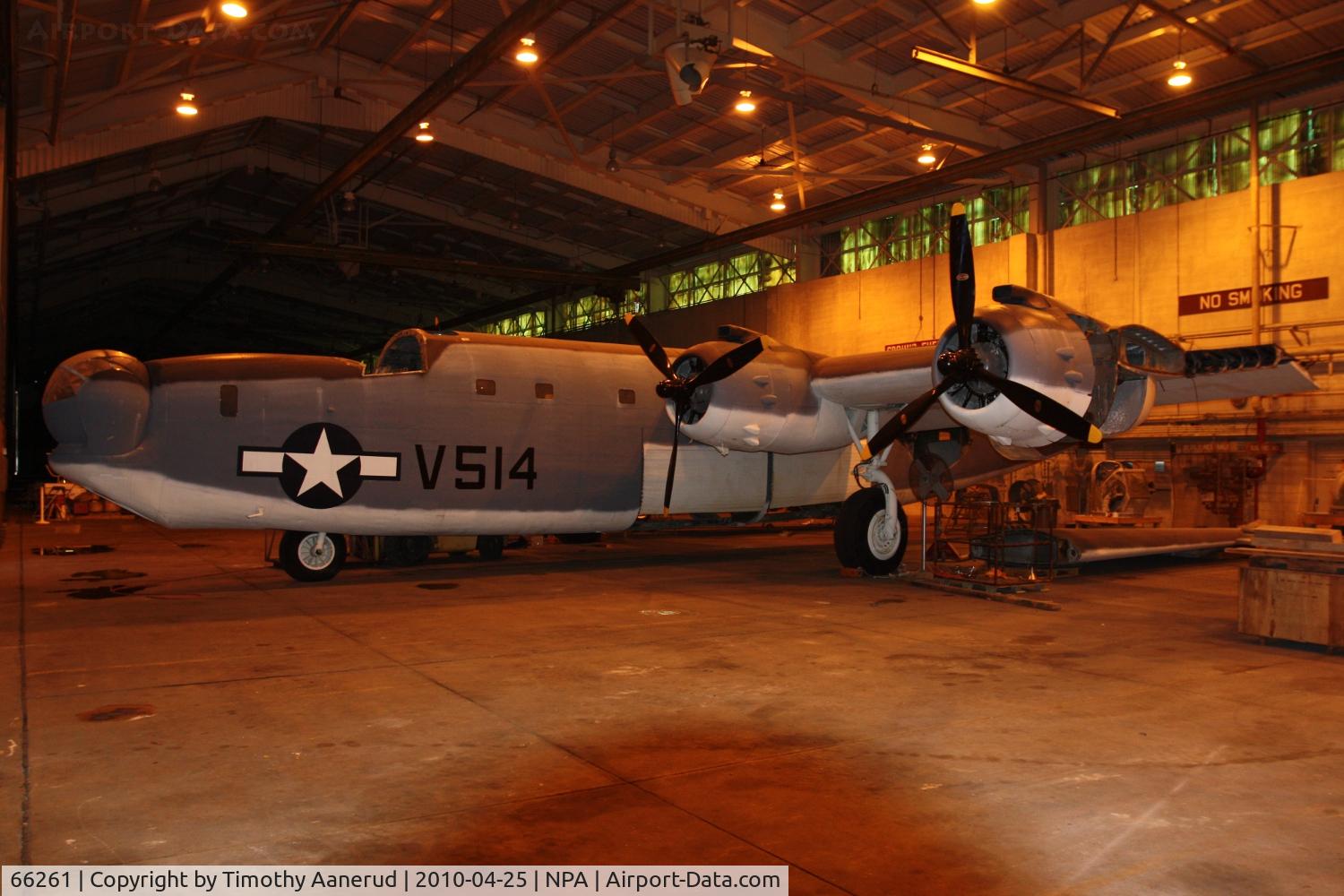 66261, Consolidated Vultee P4Y-2 Privateer Privateer C/N 66304, Consolidated PB4Y-2 Privateer, c/n: Unknown.  In the shop getting restored again