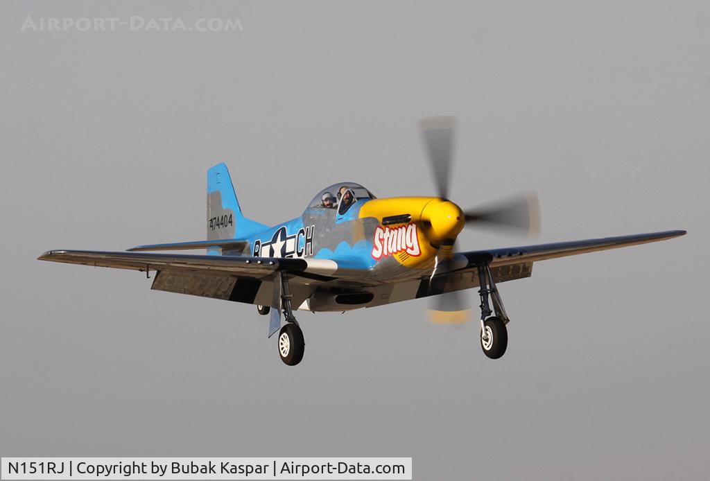 N151RJ, North American P-51D Mustang C/N 44-74404, Coolidge, Az, Fly in..
