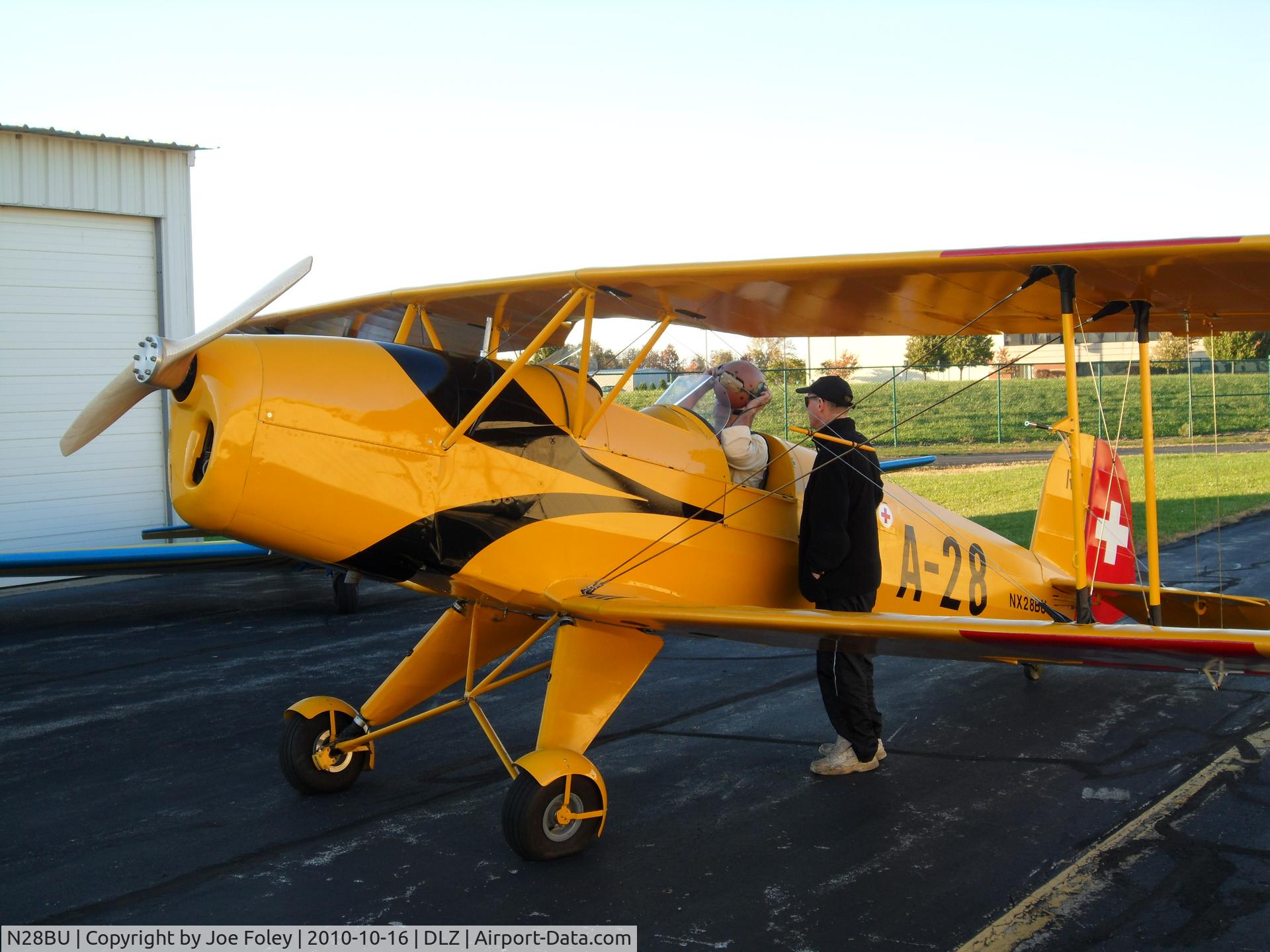 N28BU, 2010 Bucker Bu-131 Jungmann Replica C/N 001, N28 Bu prior to first flight