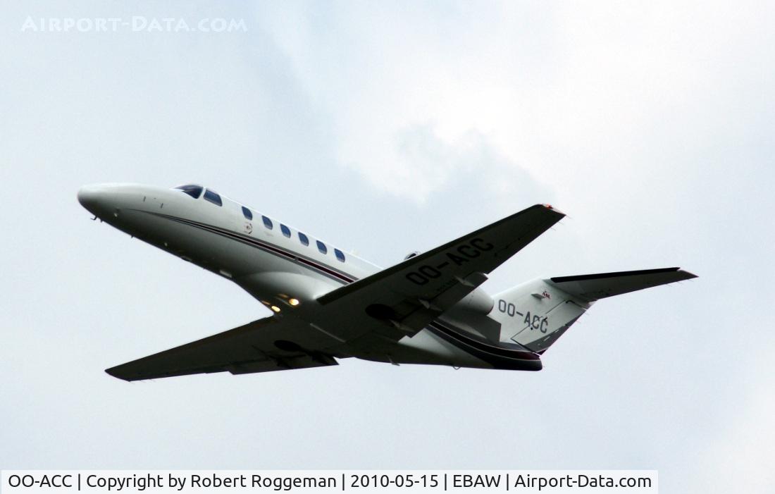 OO-ACC, 2008 Cessna 525A CitationJet CJ2+ C/N 525A-0431, Departing