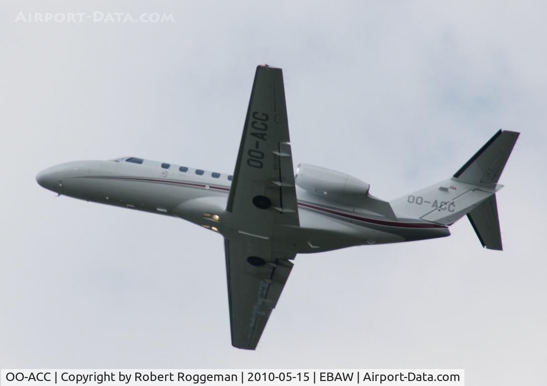 OO-ACC, 2008 Cessna 525A CitationJet CJ2+ C/N 525A-0431, Departing