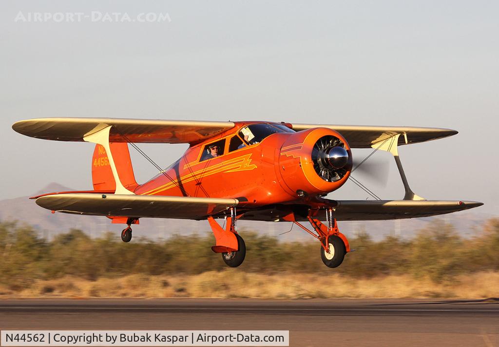 N44562, 1944 Beech D17S Staggerwing C/N 6923, Coolidge, Az, Fly In..