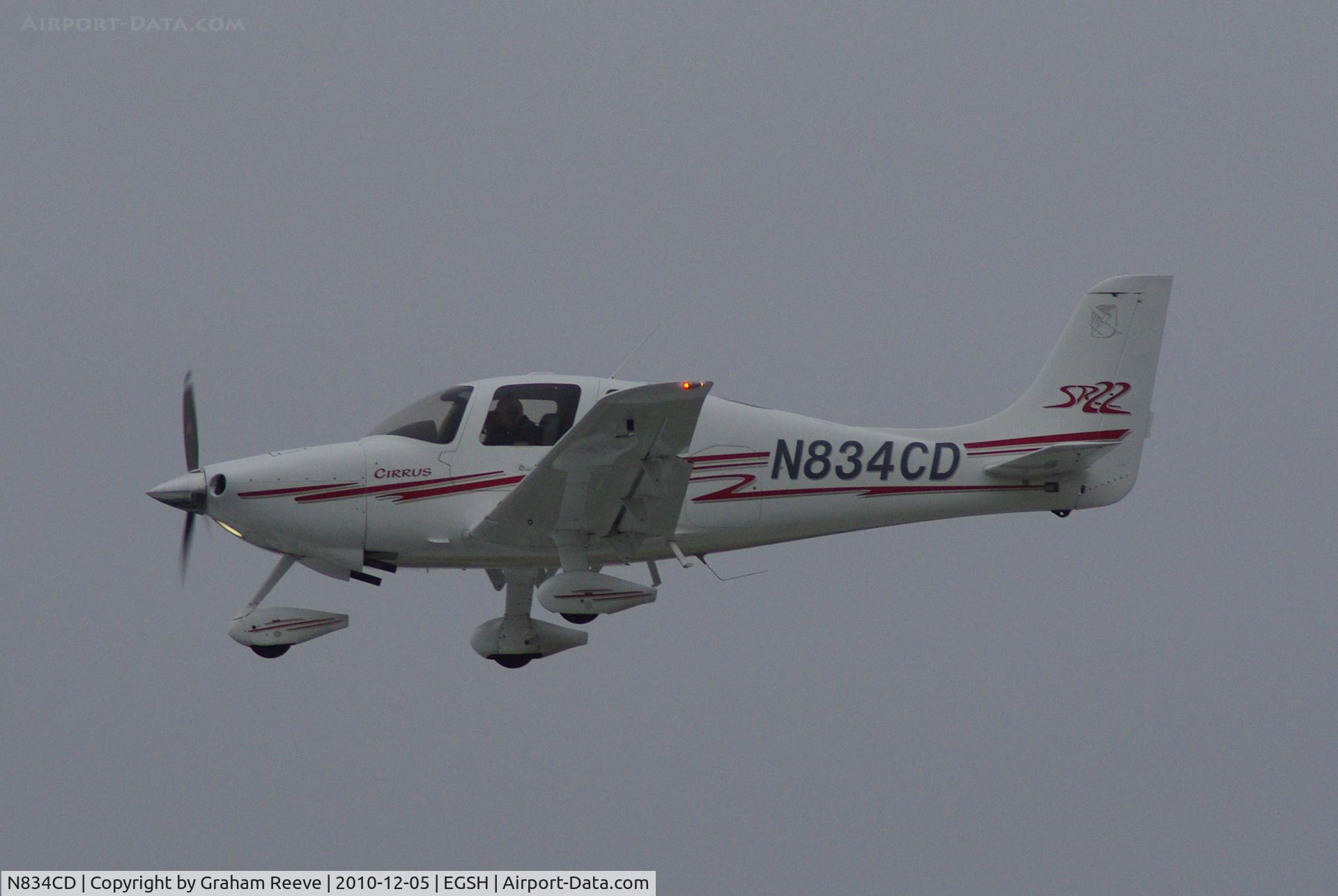 N834CD, 2002 Cirrus SR22 C/N 0168, Practice ILS approach.