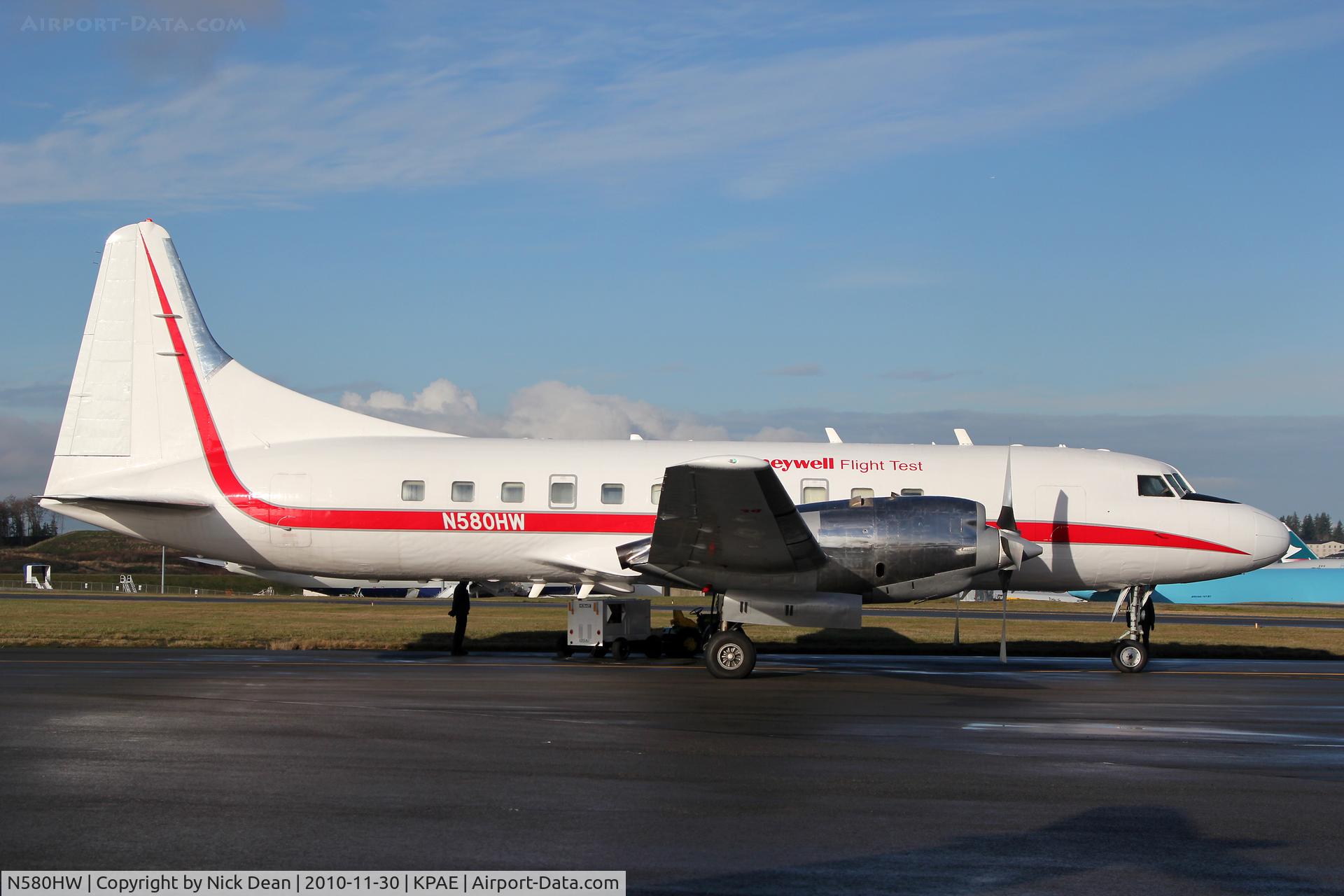 N580HW, 1952 Convair CV-340-31 (CV-580) C/N 2, KPAE