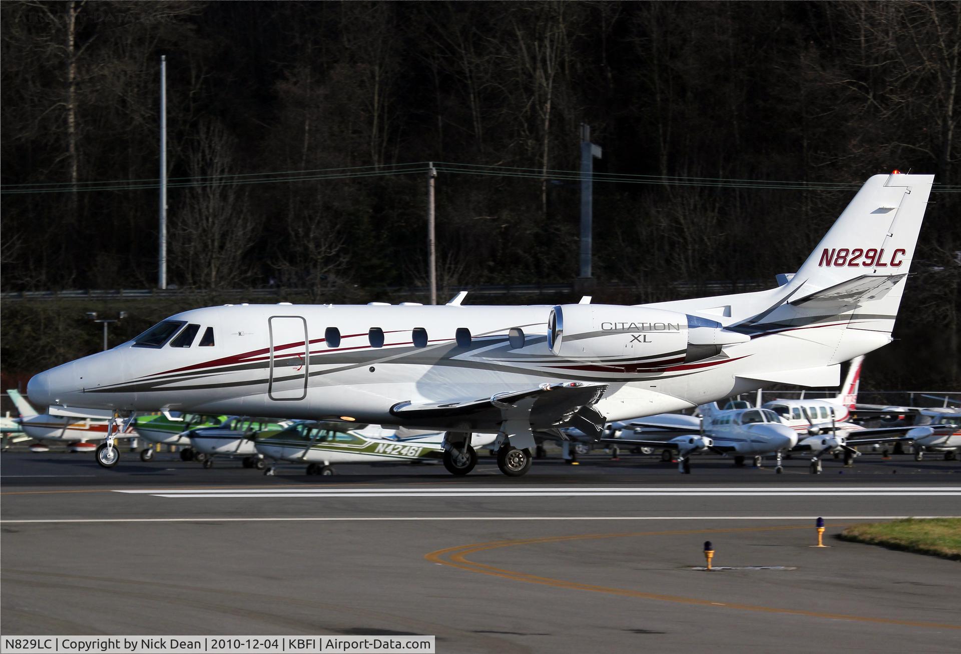 N829LC, 2002 Cessna 560XL C/N 560-5300, KBFI