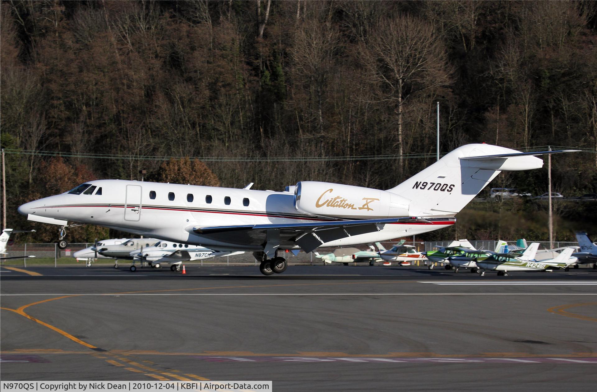 N970QS, 1998 Cessna 750 Citation X C/N 750-0070, KBFI