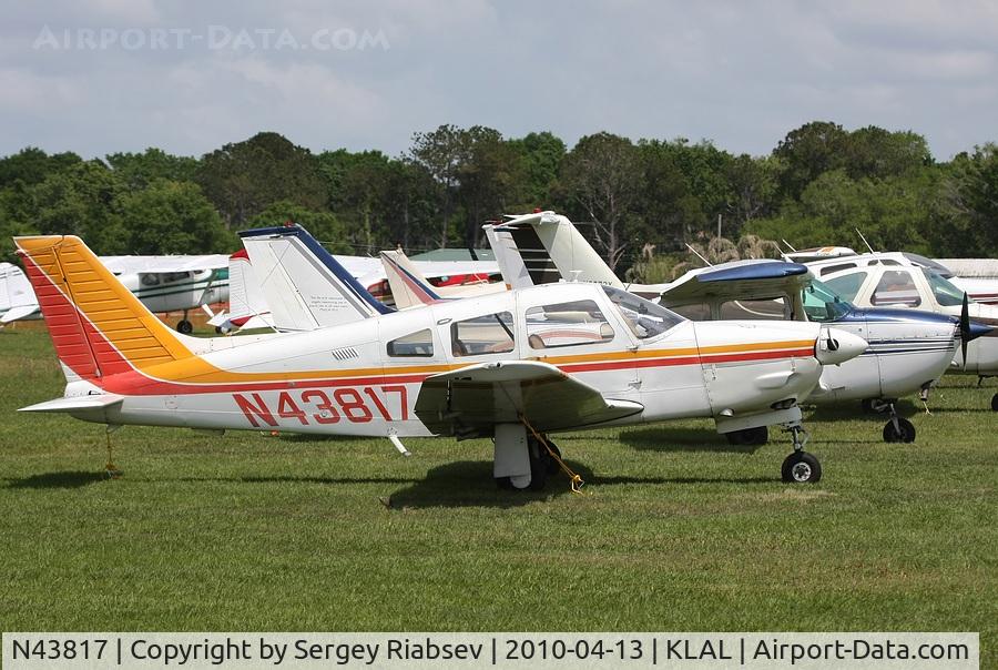 N43817, 1977 Piper PA-28R-201 Cherokee Arrow III C/N 28R-7737136, Sun'n-fun 2010