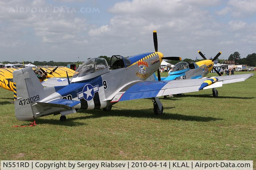 N551RD, Titan T-51 Mustang C/N M07SV6S0HK0130, Sun'n-fun 2010