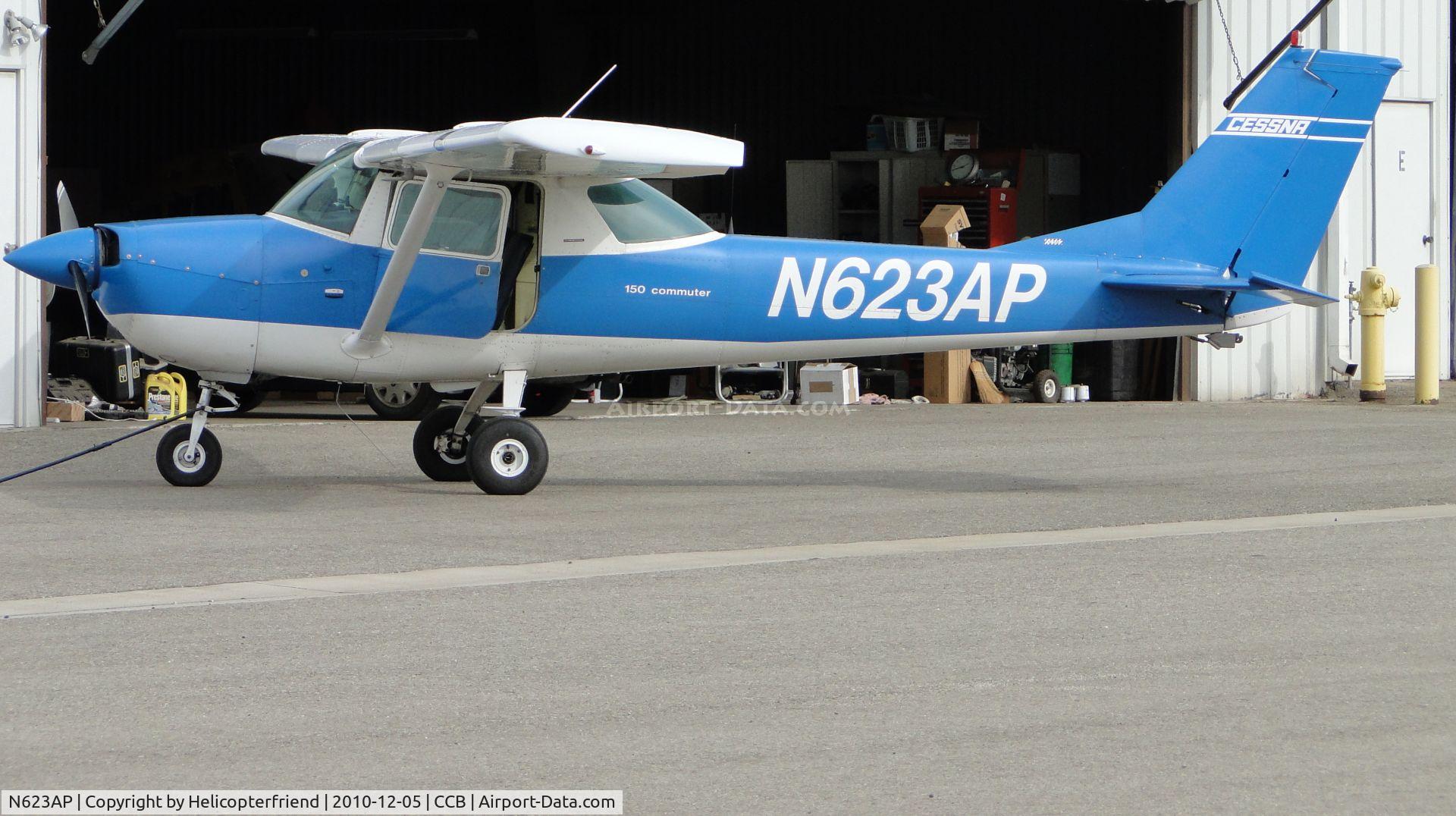 N623AP, 1969 Cessna 150J C/N 15070915, Parked by hanger