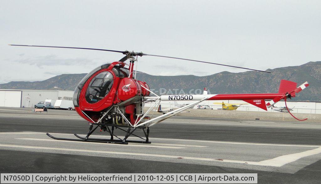N7050D, Hughes 269A C/N 56-0551, Parked at Helipad on eastside