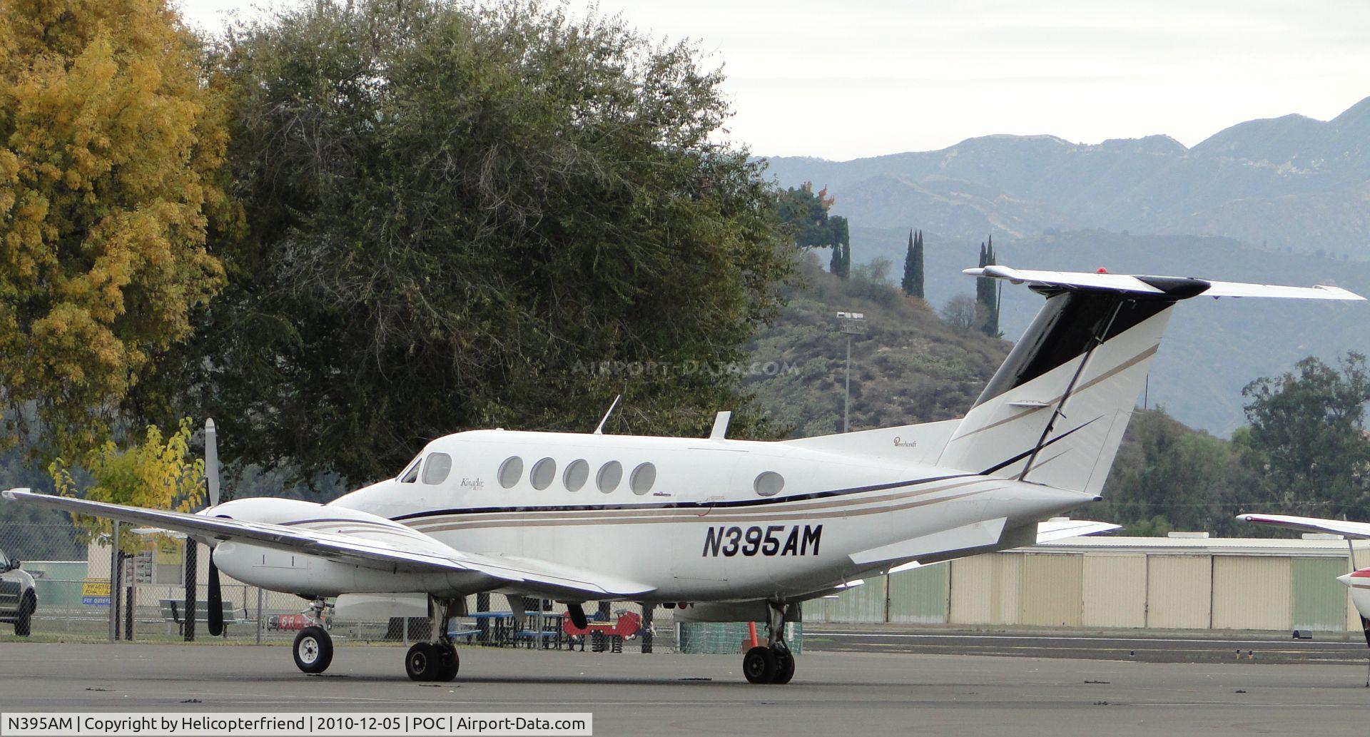 N395AM, 1982 Beech B200 King Air C/N BB-1101, Parked in transient parking