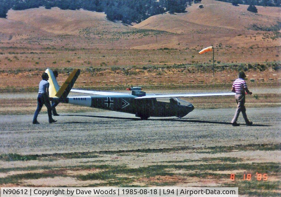 N90612, 1952 Prue Irving O 215-A C/N 1, This photo has the date Aug 18, 1985