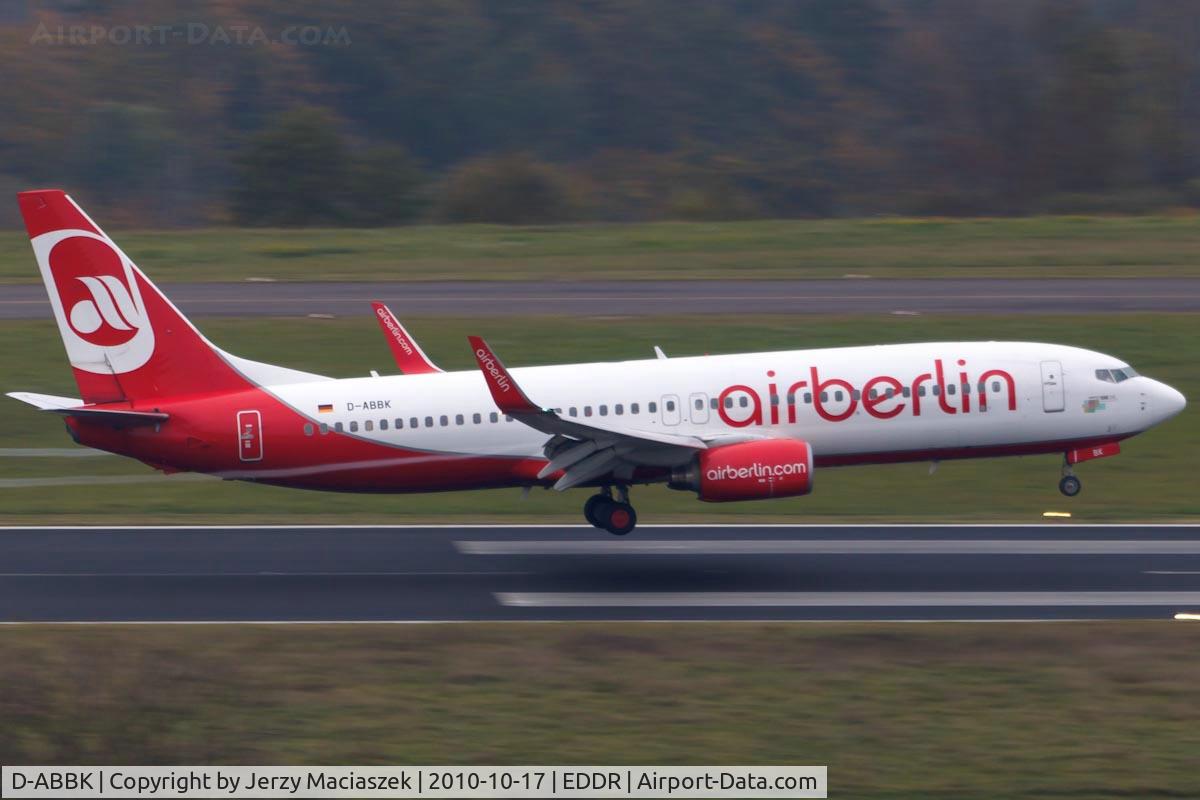 D-ABBK, 2003 Boeing 737-8BK C/N 33013, D-ABBK_2003 Boeing 737-8BK, c/n: 33013