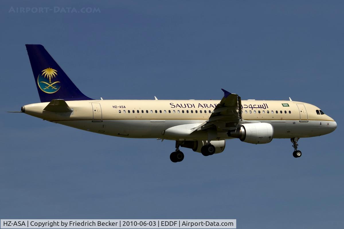 HZ-ASA, 2009 Airbus A320-214 C/N 4081, on final RW07R