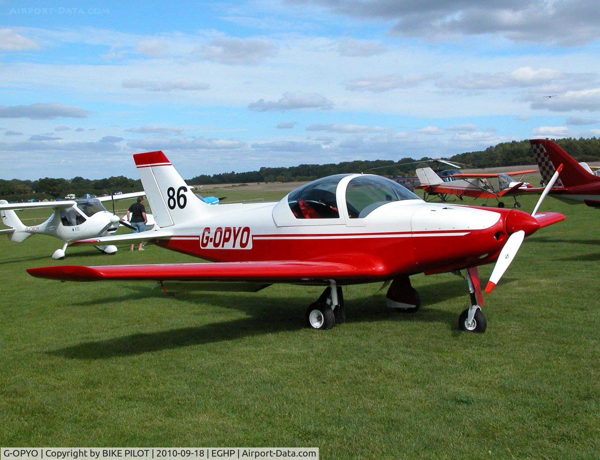 G-OPYO, 2009 Alpi Aviation Pioneer 300 Hawk C/N PFA 330A-14597, Pioneer 300 built 2009