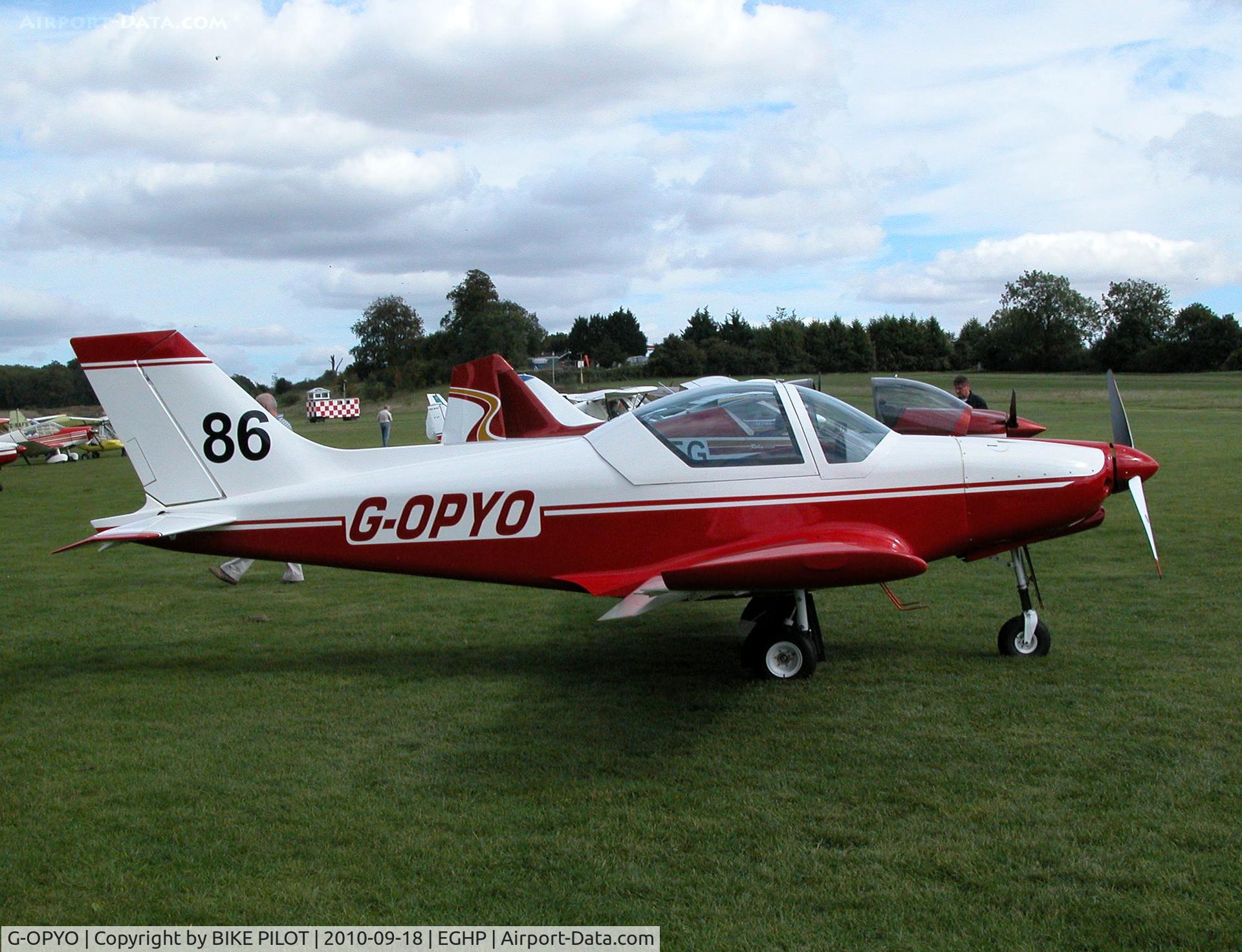 G-OPYO, 2009 Alpi Aviation Pioneer 300 Hawk C/N PFA 330A-14597, Pioneer 300 with race number