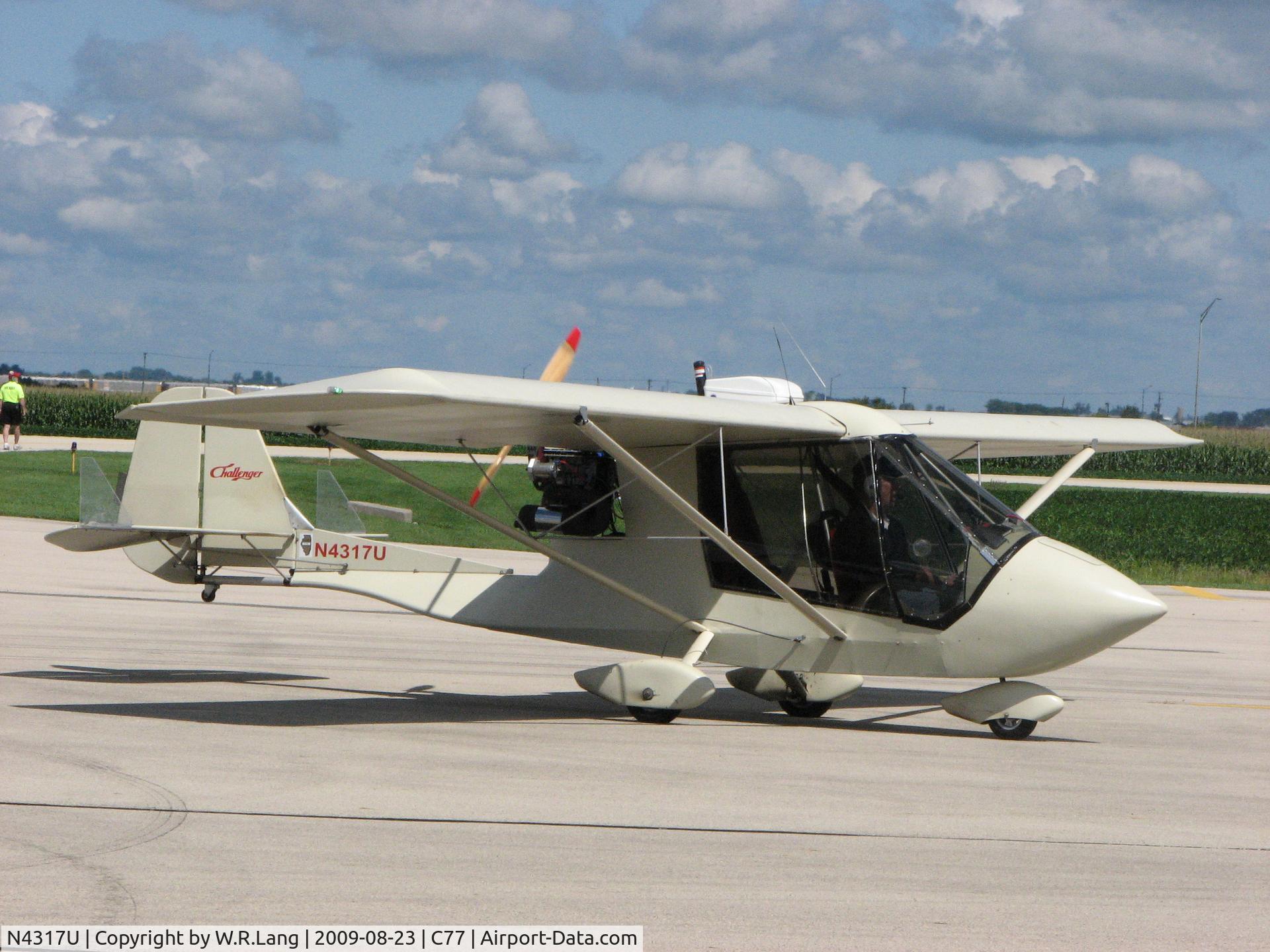 N4317U, 2007 Quad City Challenger II C/N CH2-1105-2701, Popular Grove Fly-in