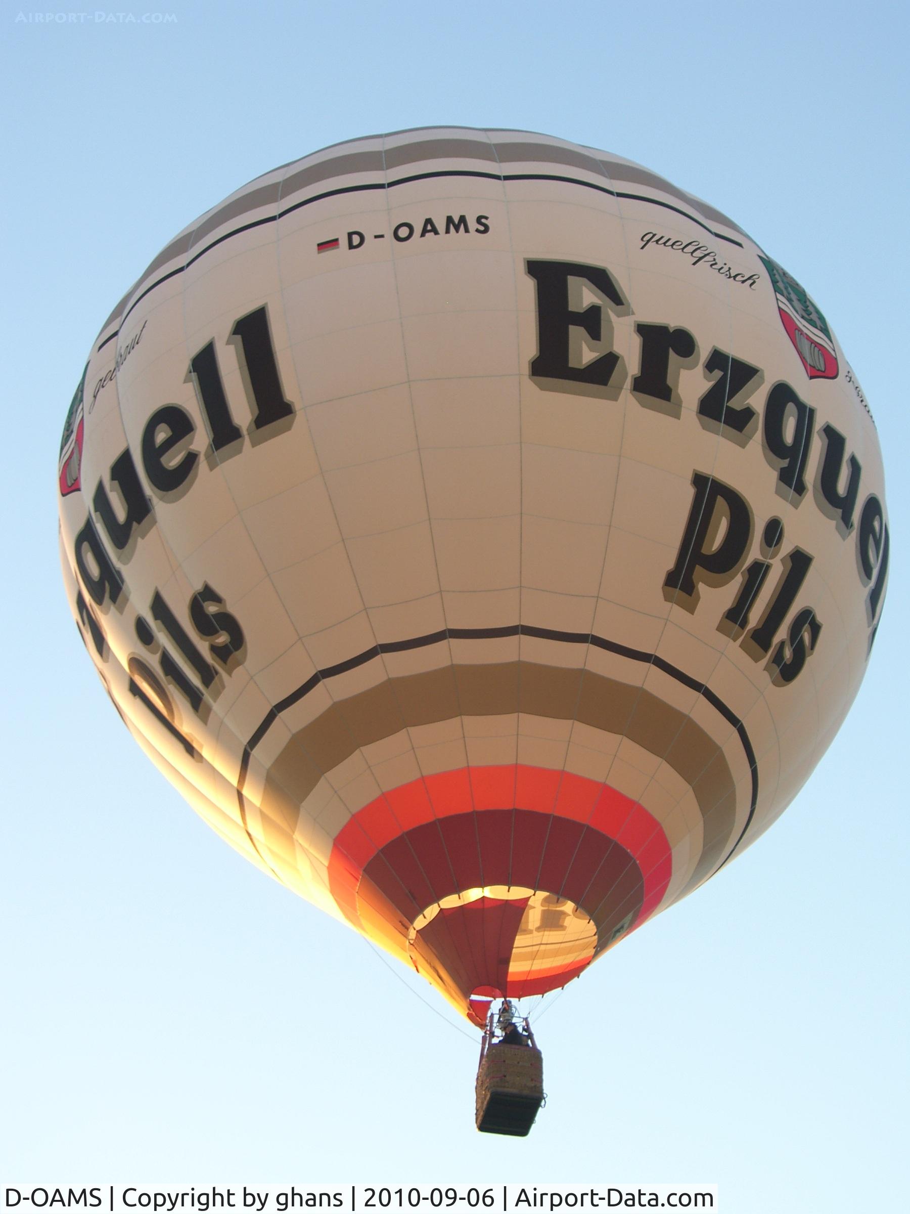 D-OAMS, 2002 Schroeder Fire Balloons G30/24 C/N 960, WIM 2010