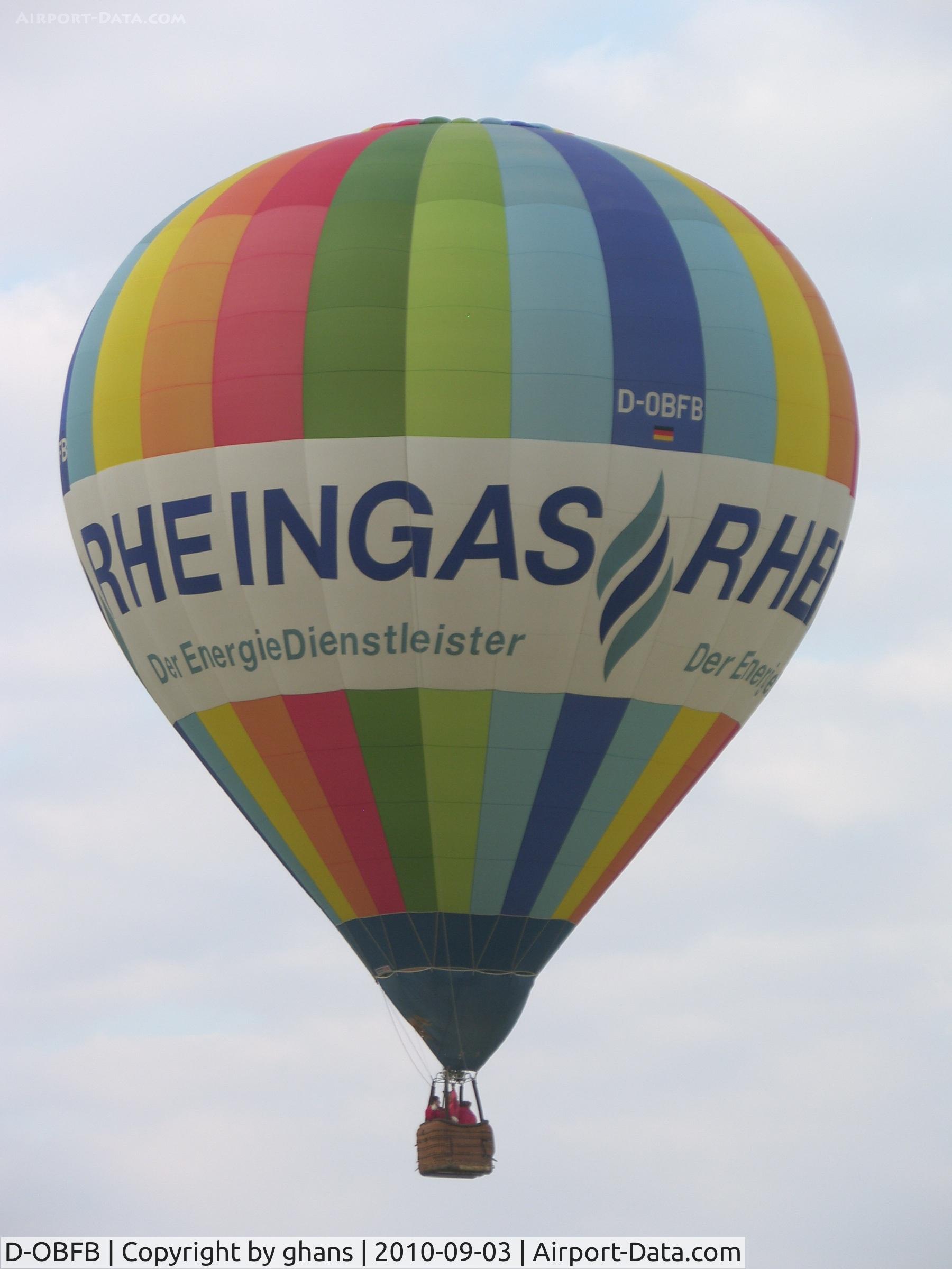 D-OBFB, 2004 Cameron Balloons Z-105 C/N 10595, WIM 2010