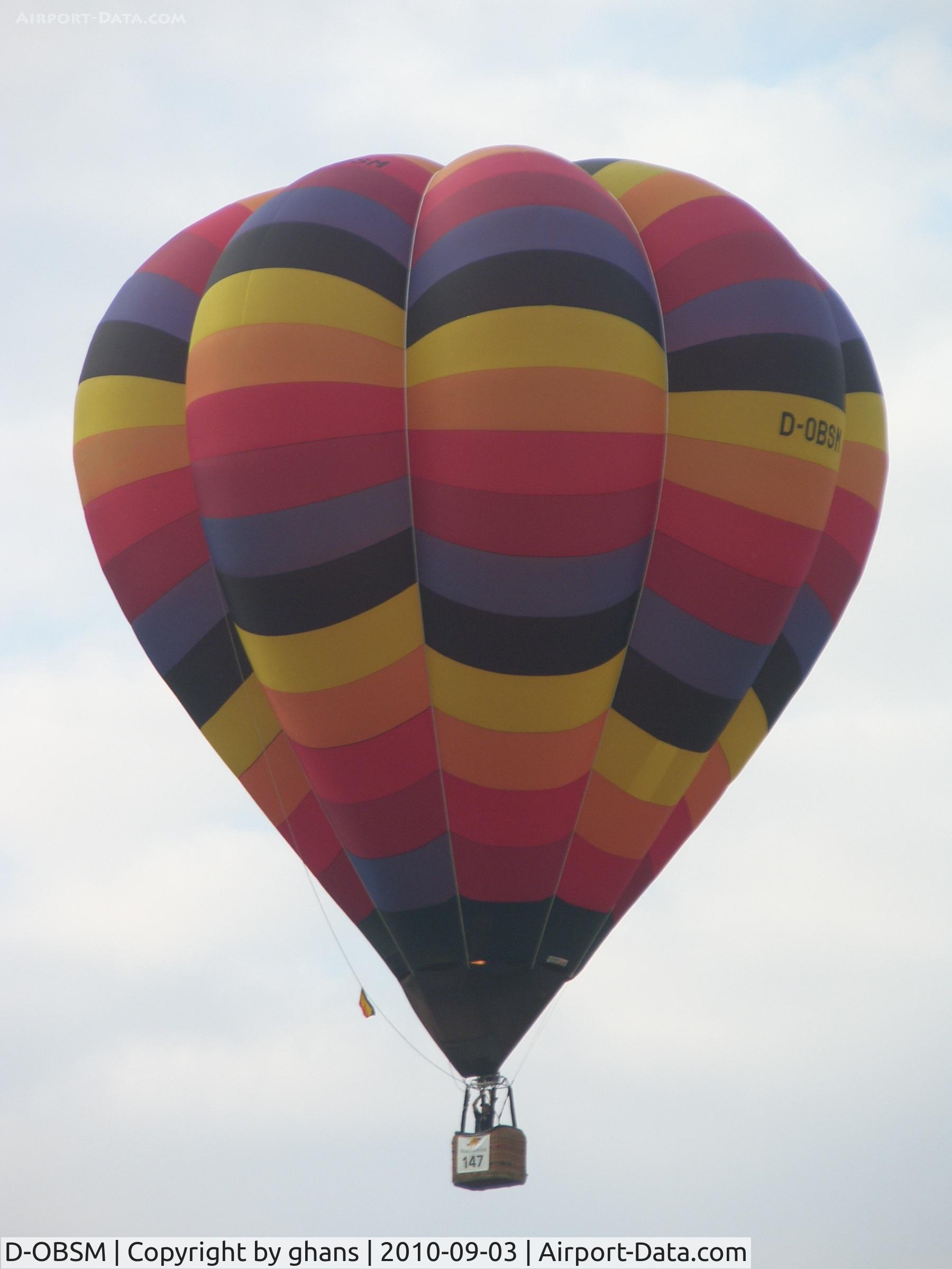 D-OBSM, 1991 Cameron Balloons V-90 C/N 2754, WIM 2010