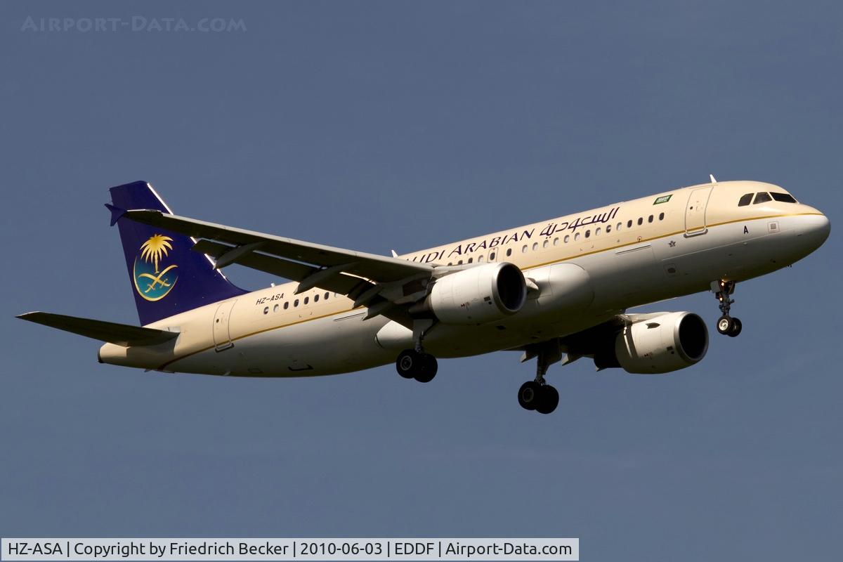 HZ-ASA, 2009 Airbus A320-214 C/N 4081, on final RW07R