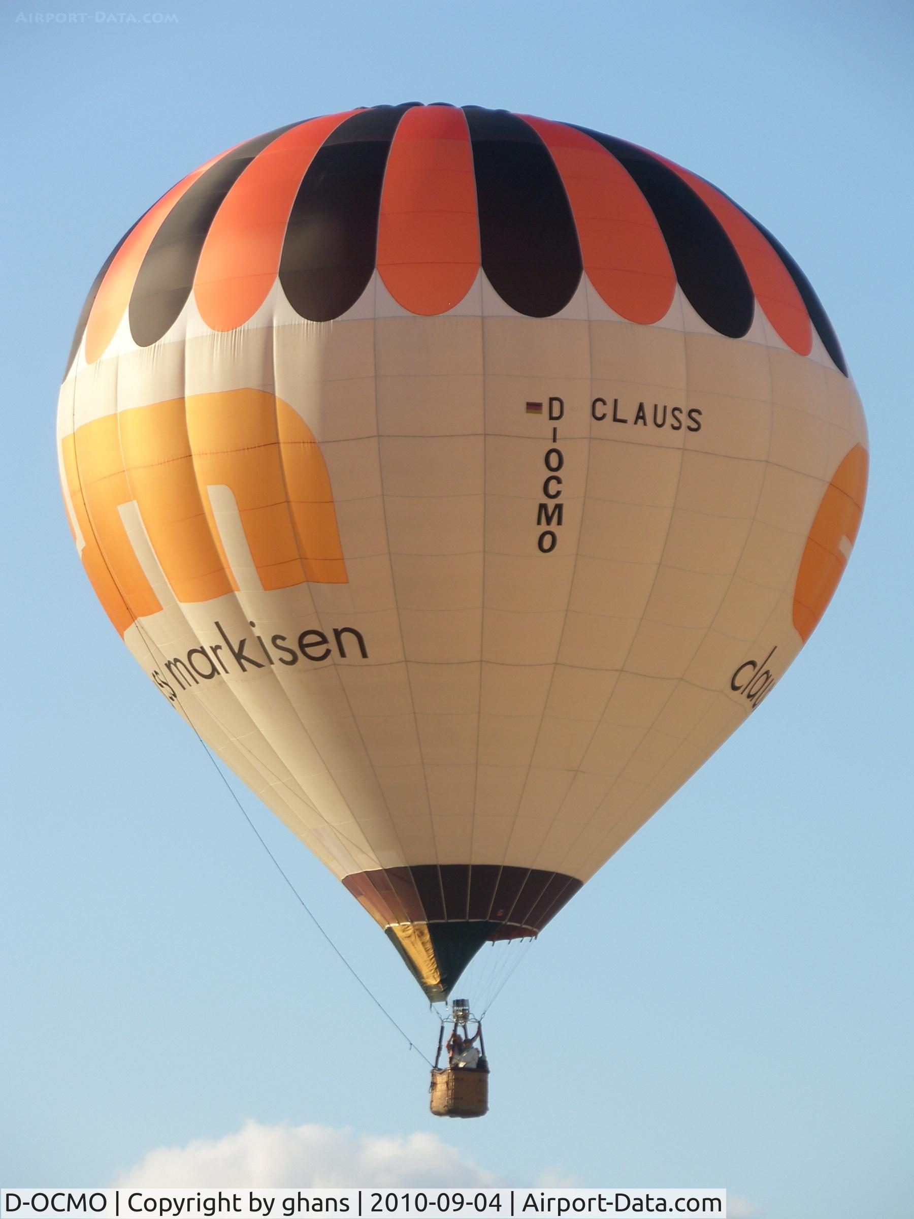 D-OCMO, 2003 Lindstrand Balloons Ltd LBL 105A C/N 528, WIM 2010