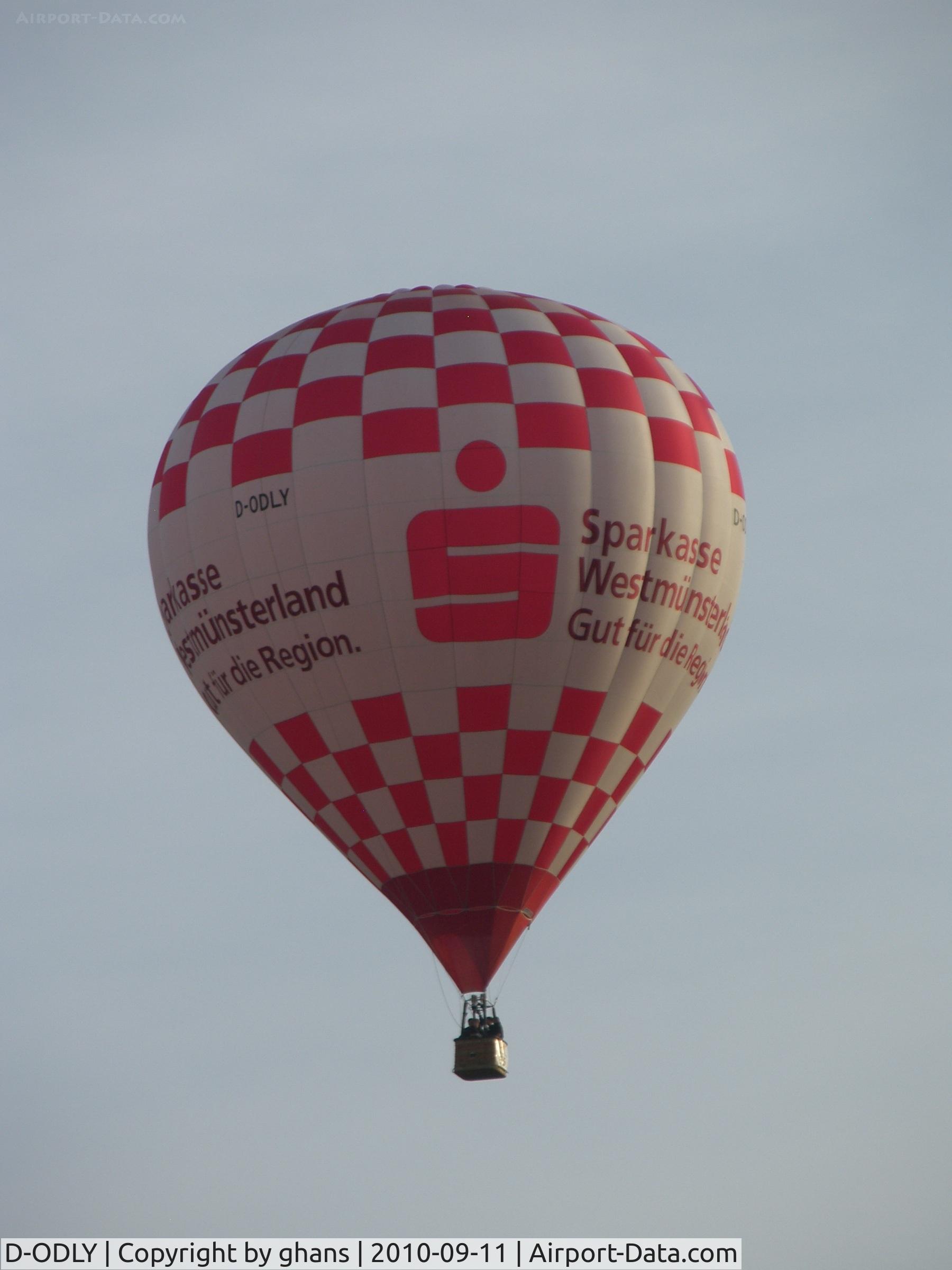 D-ODLY, 2007 Cameron Balloons Z-105 C/N 10961, WIM 2010