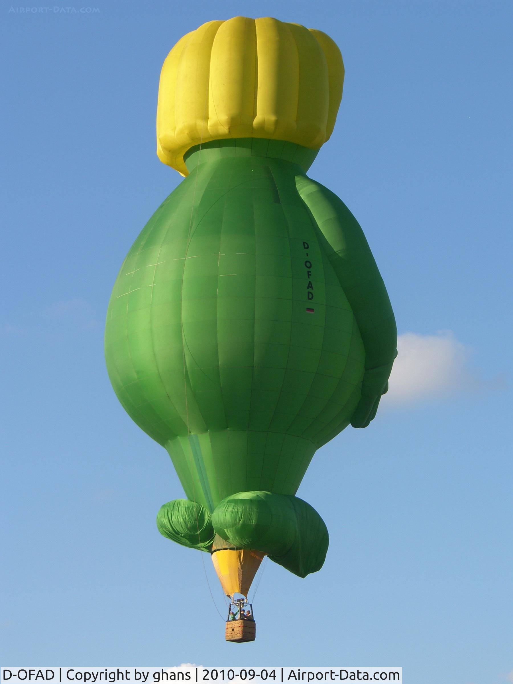 D-OFAD, 1997 Schroeder Fire Balloons Lefax C/N 615, WIM 2010