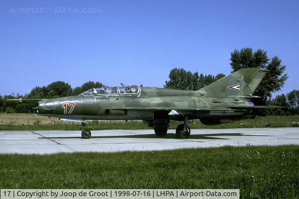 17, Mikoyan-Gurevich MiG-21UM C/N 516999202, In the last years of Hungarian MiG-21 service