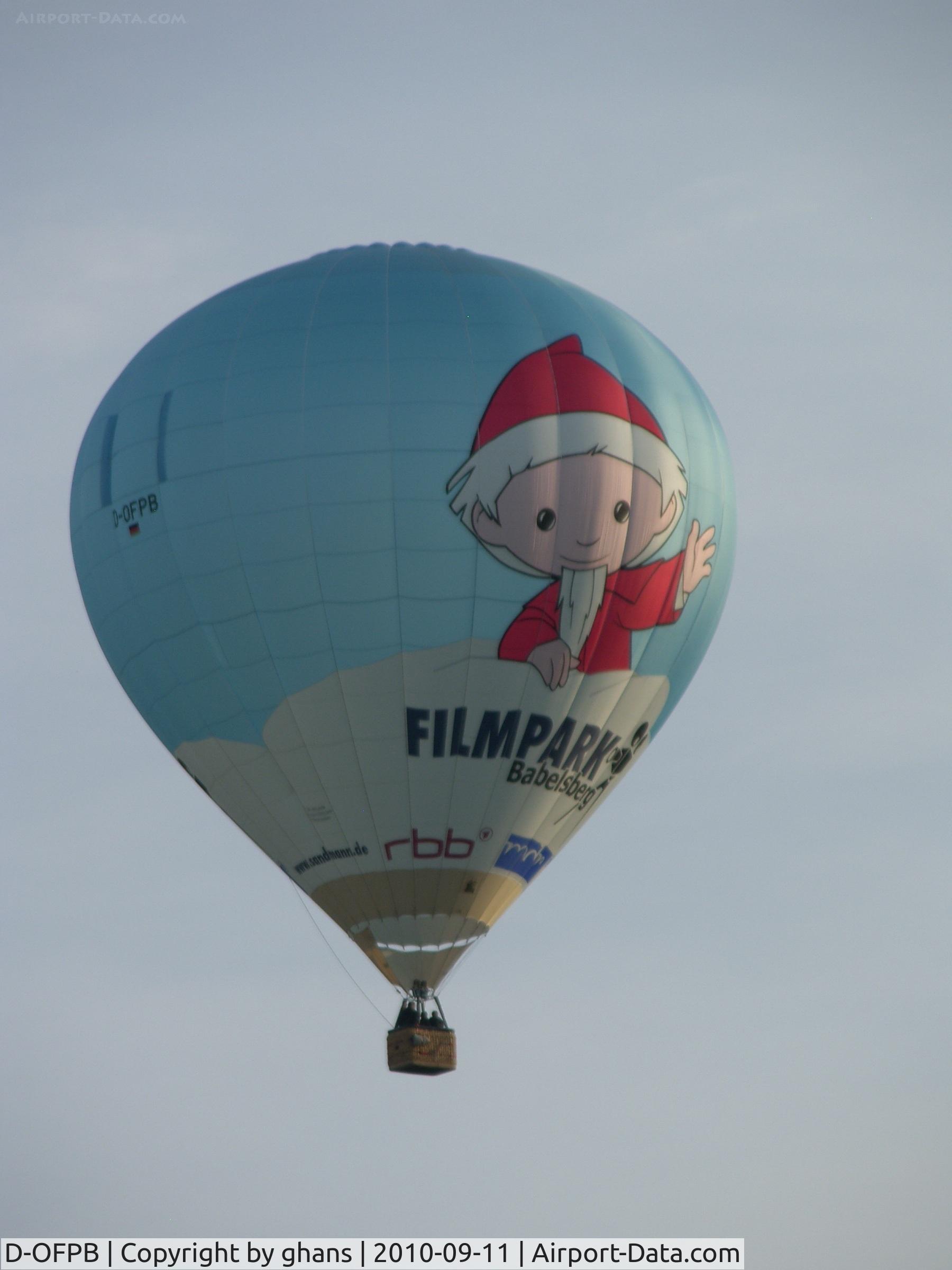 D-OFPB, 2009 Schroeder Fire Balloons G.34/24 C/N ?, WIM 2010