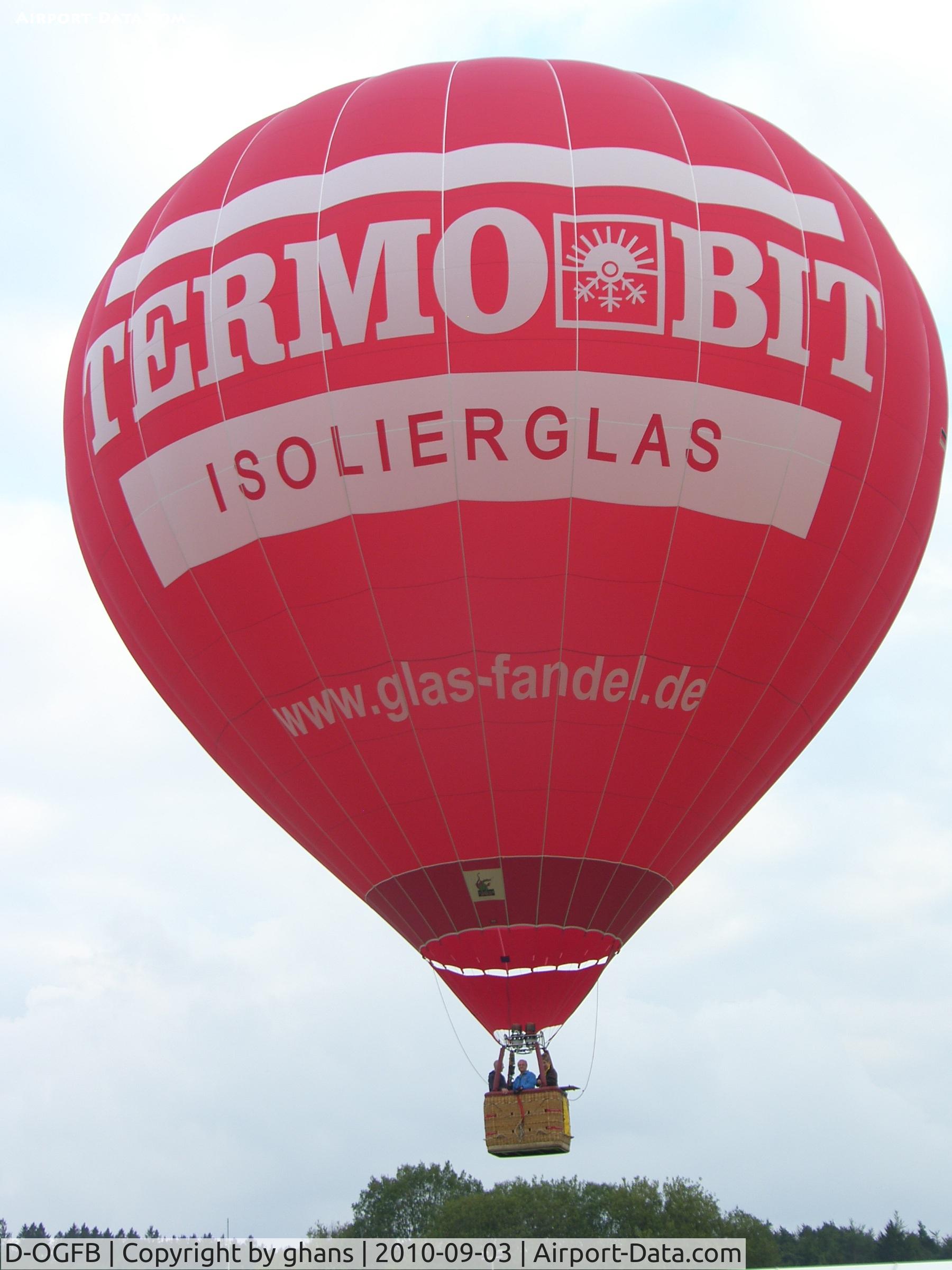 D-OGFB, 2007 Schroeder Fire Balloons G C/N 1246, WIM 2010