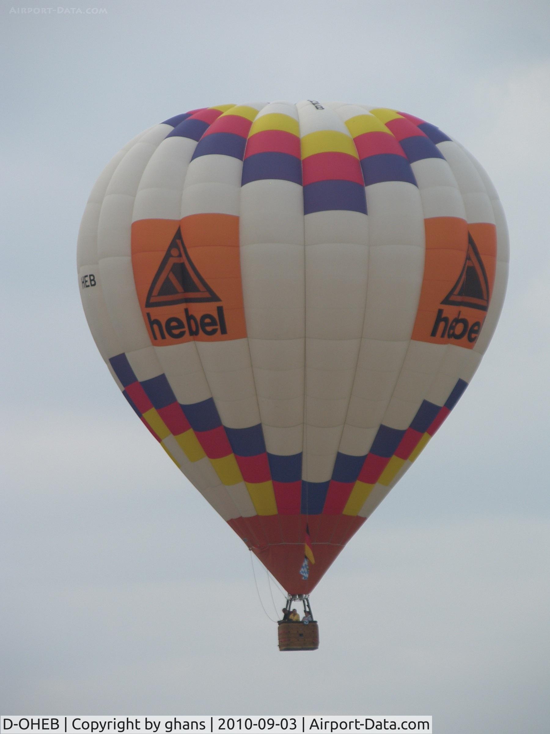 D-OHEB, 1995 Cameron Balloons Cam A-105 C/N 3434, WIM 2010