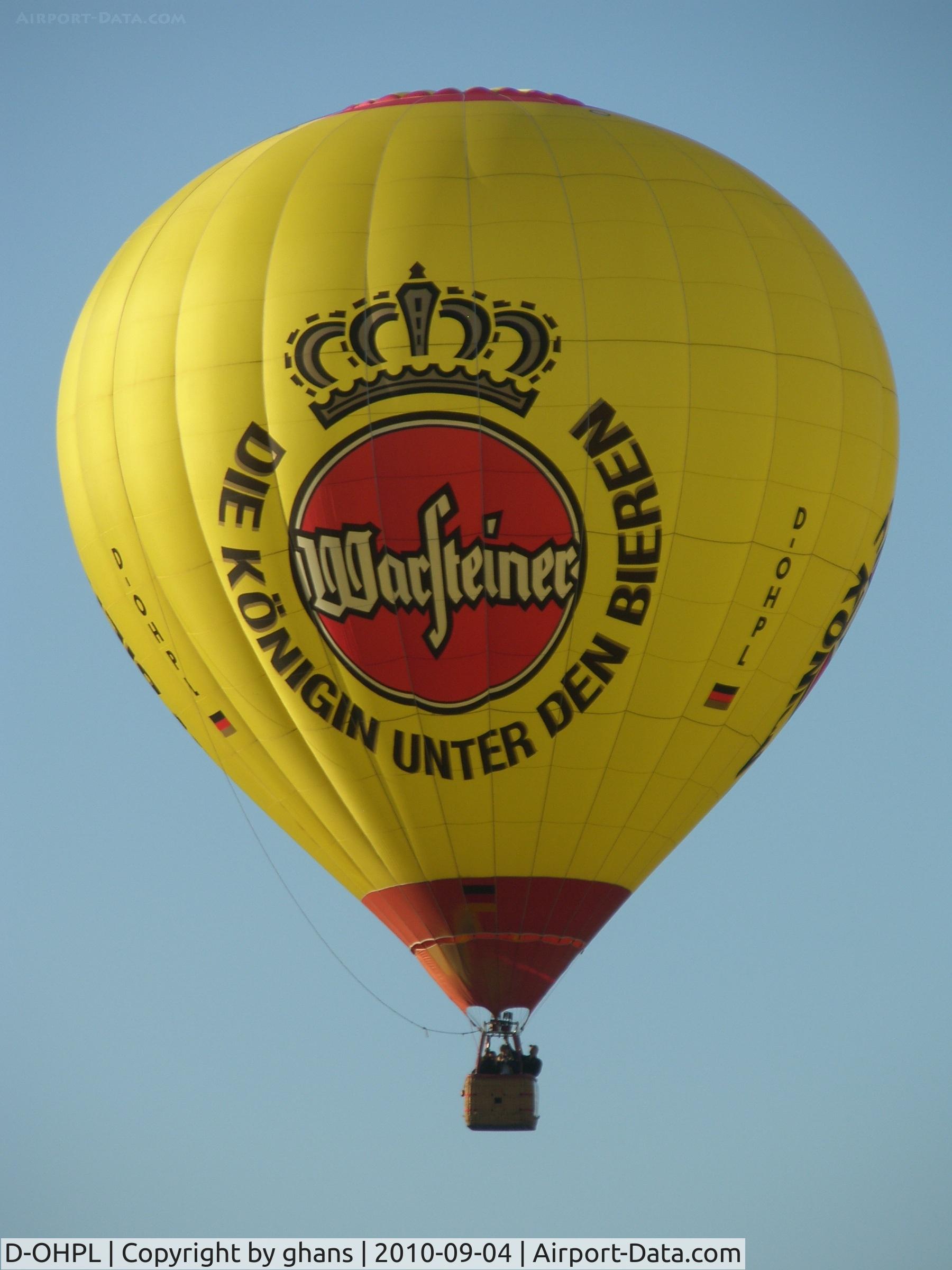 D-OHPL, 1999 Schroeder Fire Balloons G33/24 C/N 738, WIM 2010