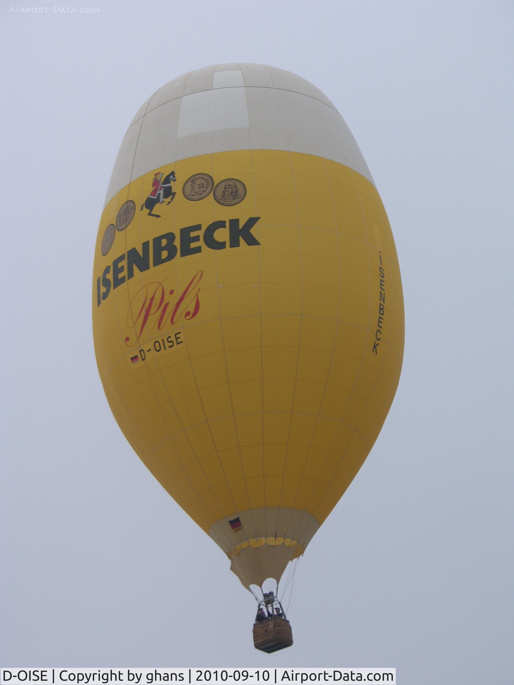 D-OISE, 1990 Schroeder Fire Balloons SS Glass C/N 137, WIM 2010